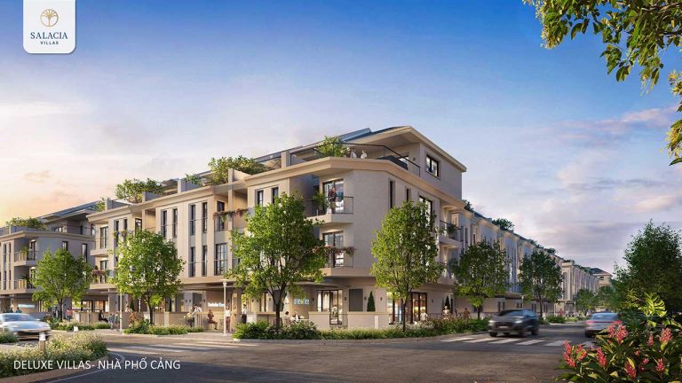 Nhà phố Salacia Villas 1 trệt 3 lầu giá từ 4,8 tỷ đồng