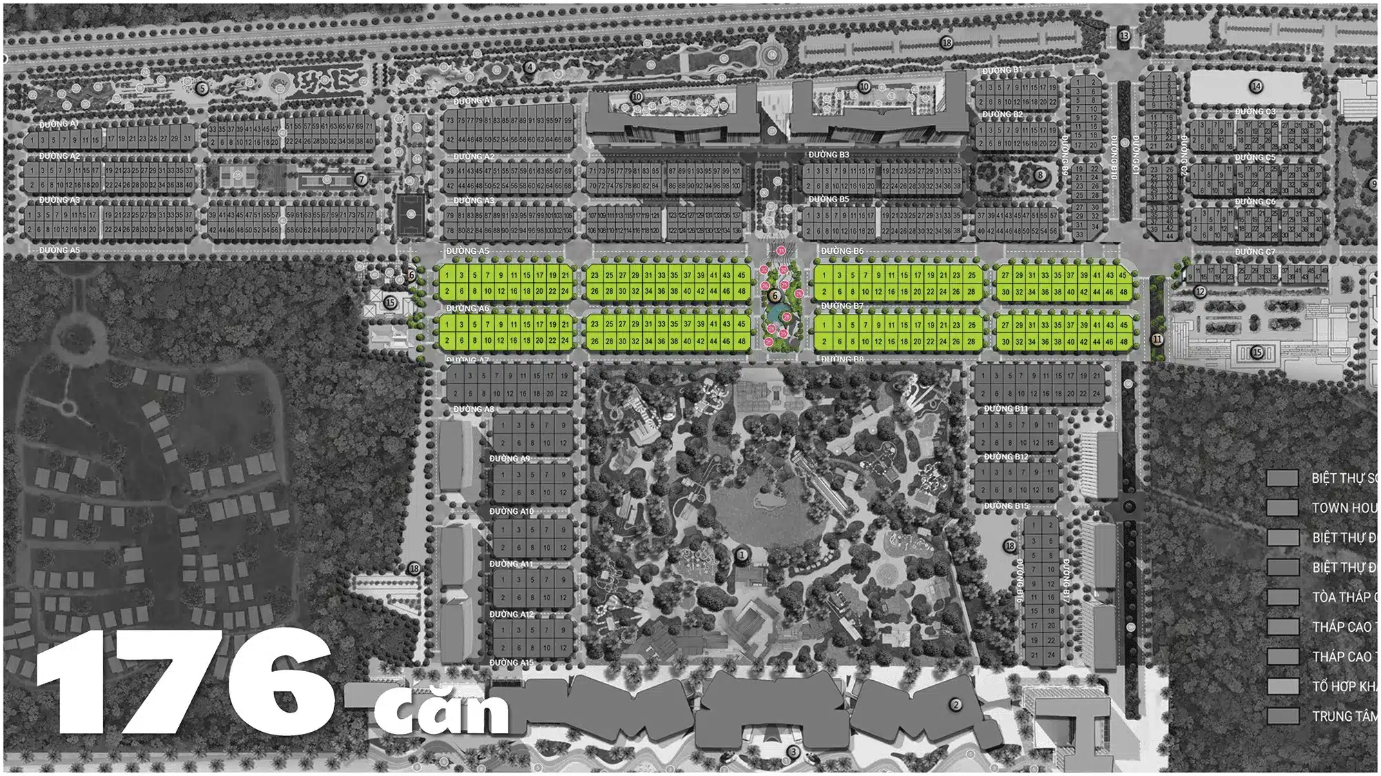 176 căn Casa Villa Đơn Lập tại dự án Blanca City Vũng Tàu của chủ đầu tư Sun Group