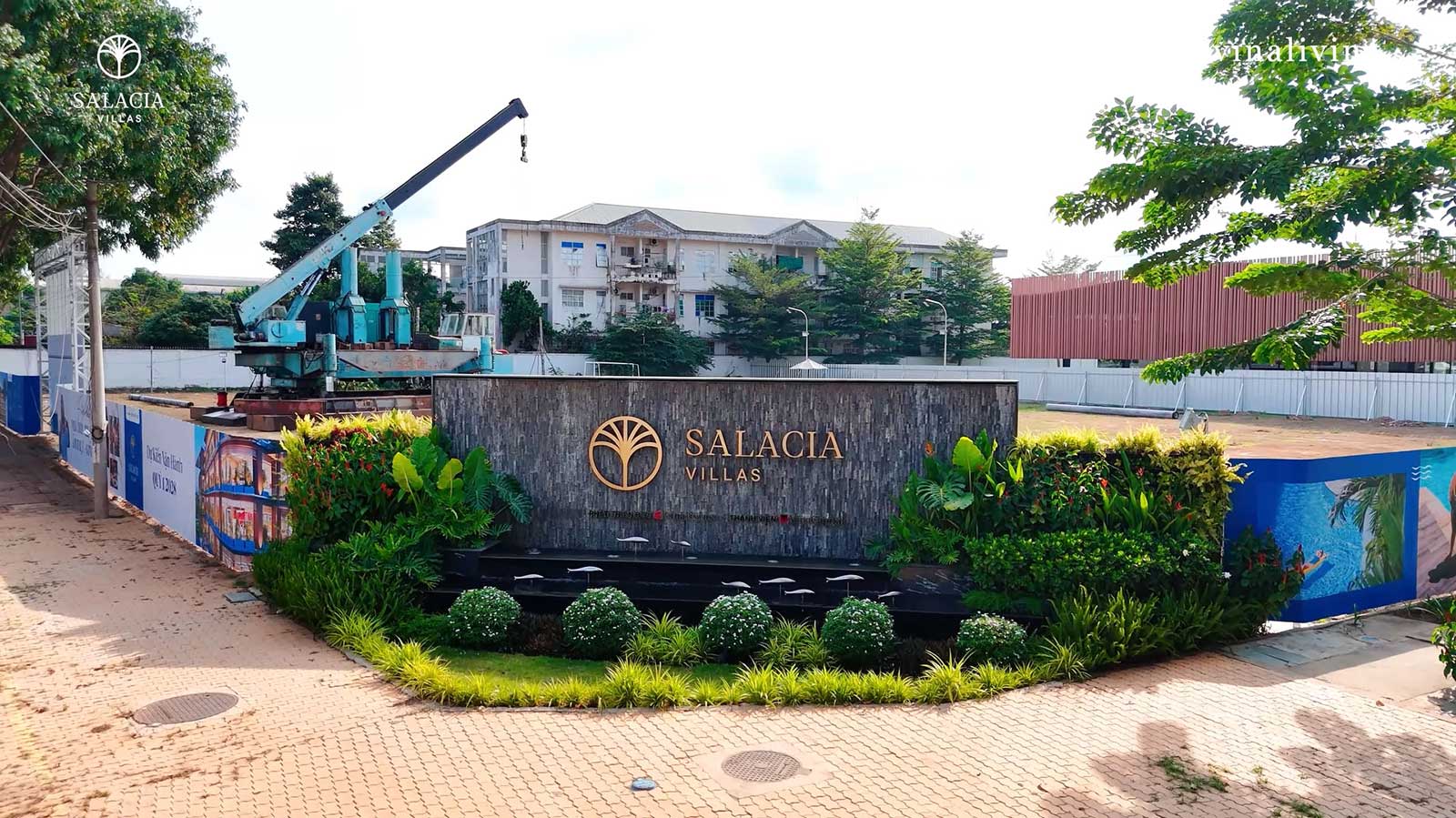 Tiến độ xây dựng Salacia Villas by VinaLiving