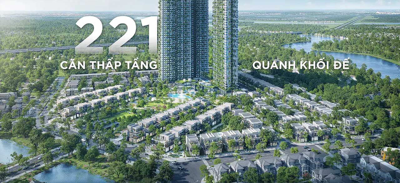 Sky Retreat là 221 căn thấp tầng