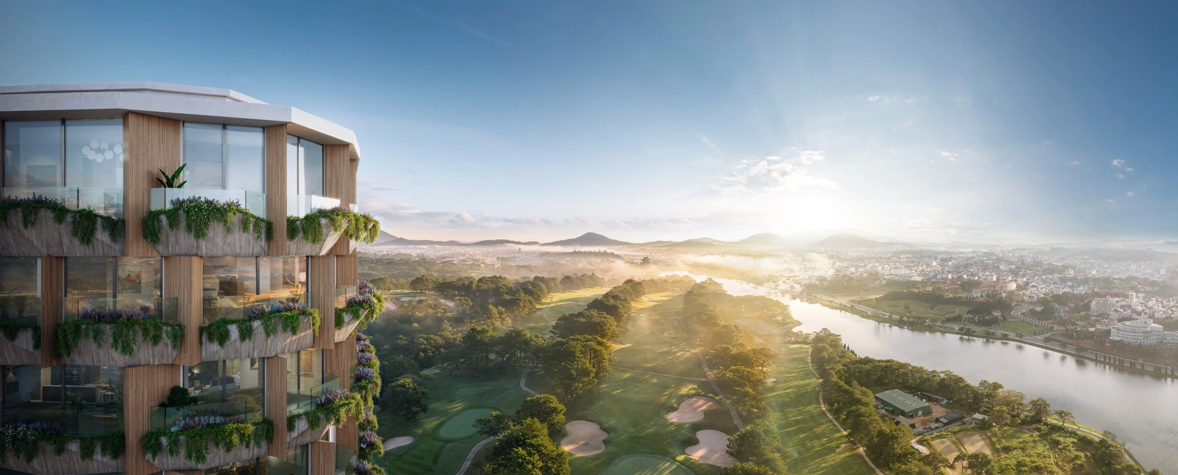 Thiết kế xóa nhòa ranh giới kiến trúc và cảnh quan tại Haus Da Lat