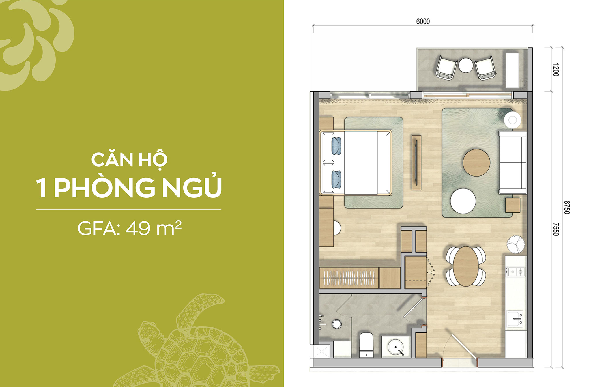 Mặt bằng căn hộ Maia Resort Ho Tram