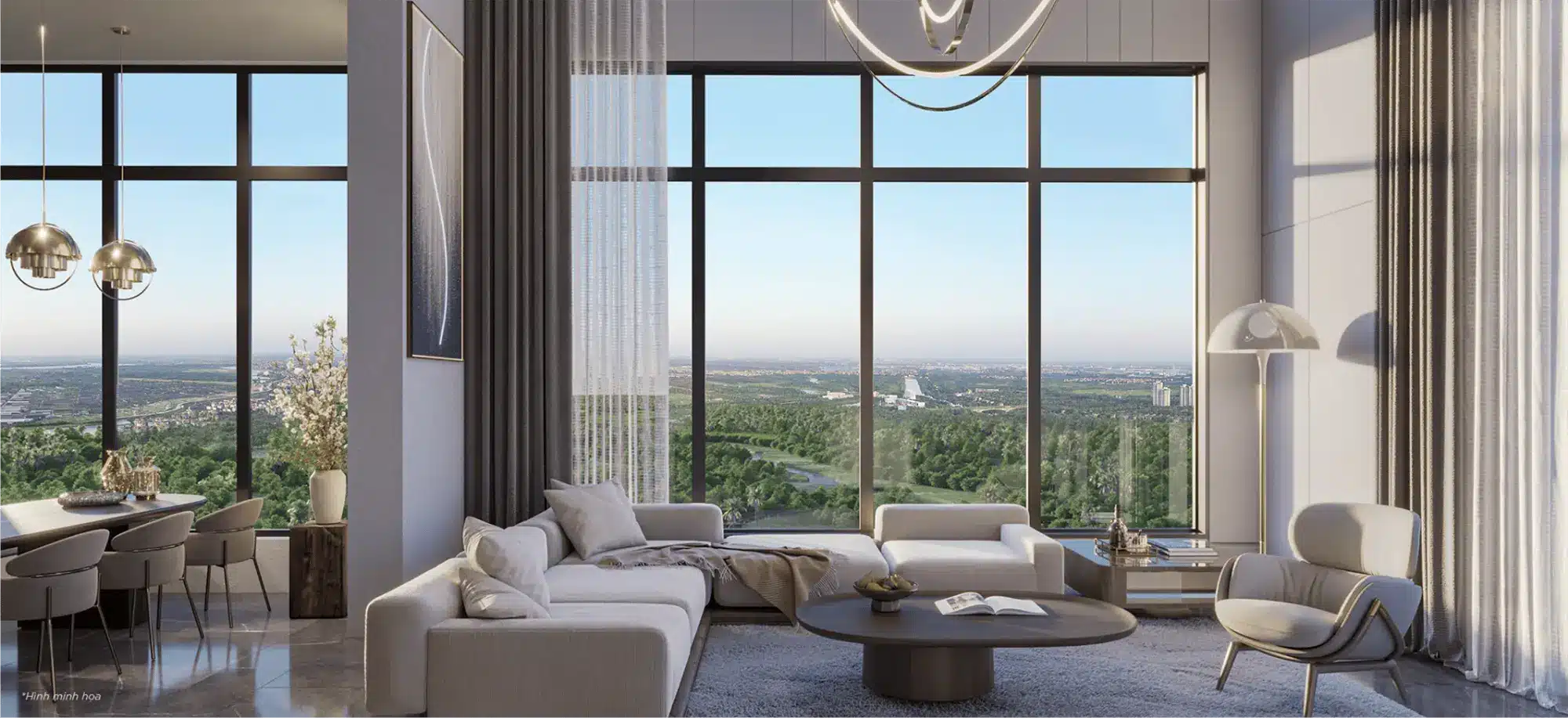 Sky Villa tầng 40-41 Penthouse đẳng cấp với ban công vườn xanh mướt, tầm nhìn panorama ôm trọn 50ha rừng retreat