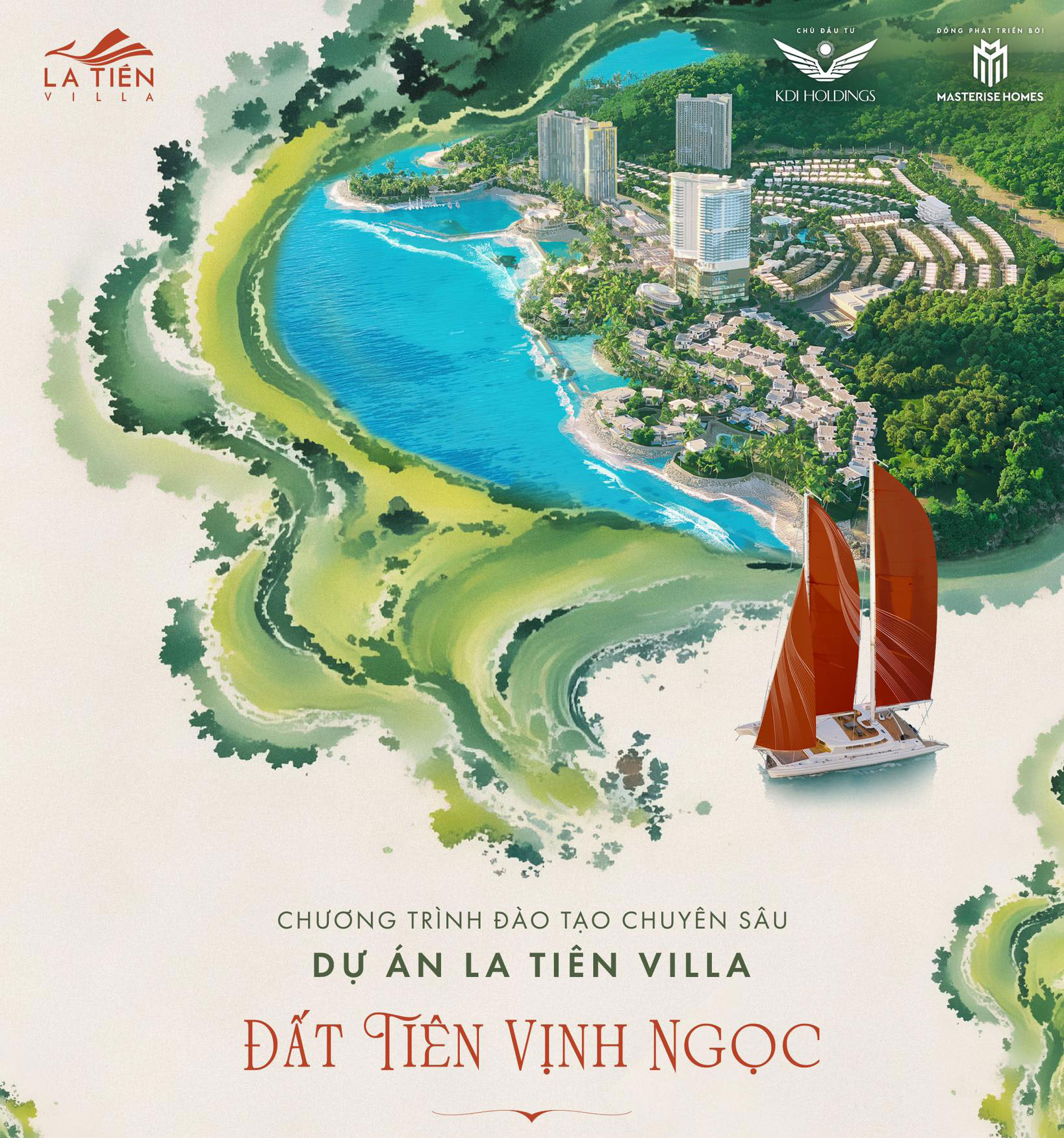 La Tiên Villa bên vịnh Nha Trang của KDI Holdings và Masterise Homes phát triển 