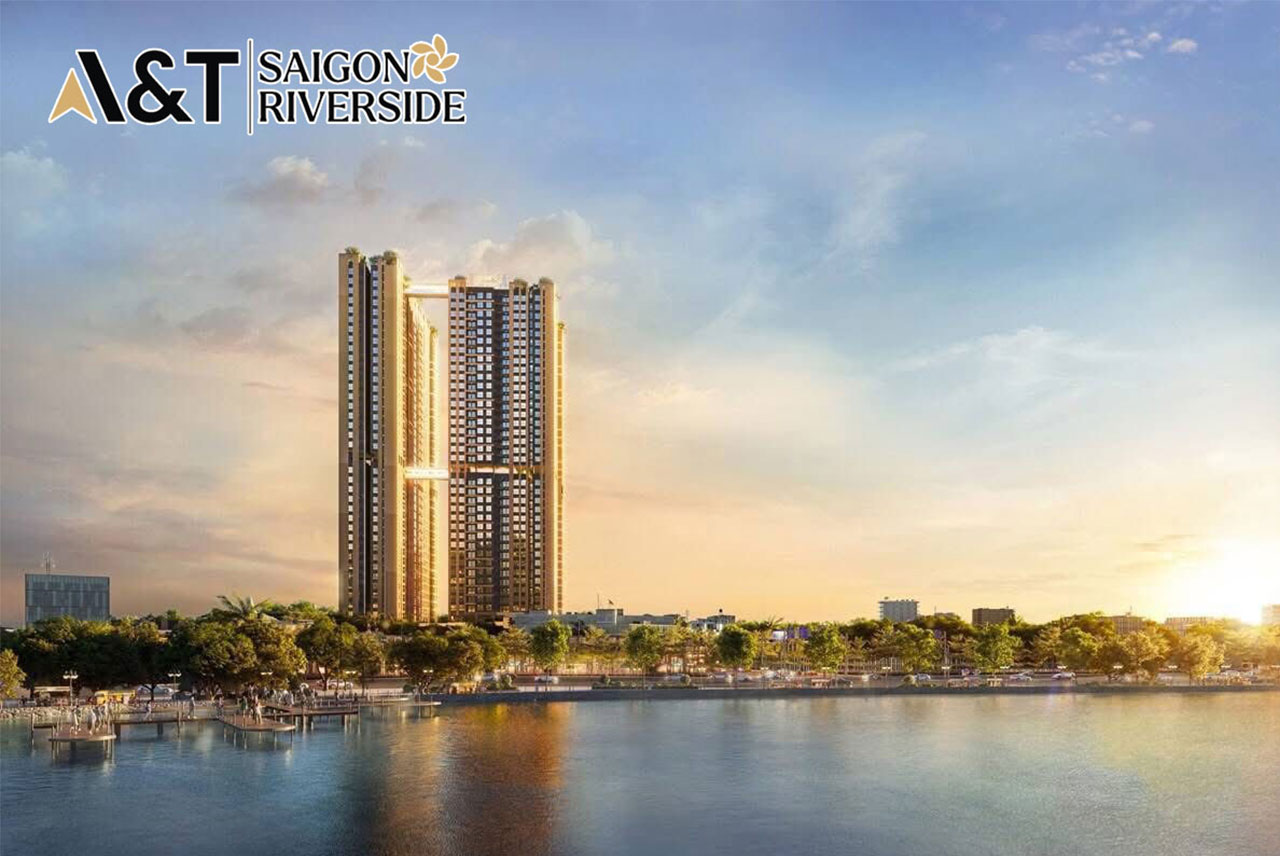 Dự án căn hộ cao cấp A&T Saigon Riverside - khu căn hộ mang phong cách nghỉ dưỡng bên sông Sài Gòn.