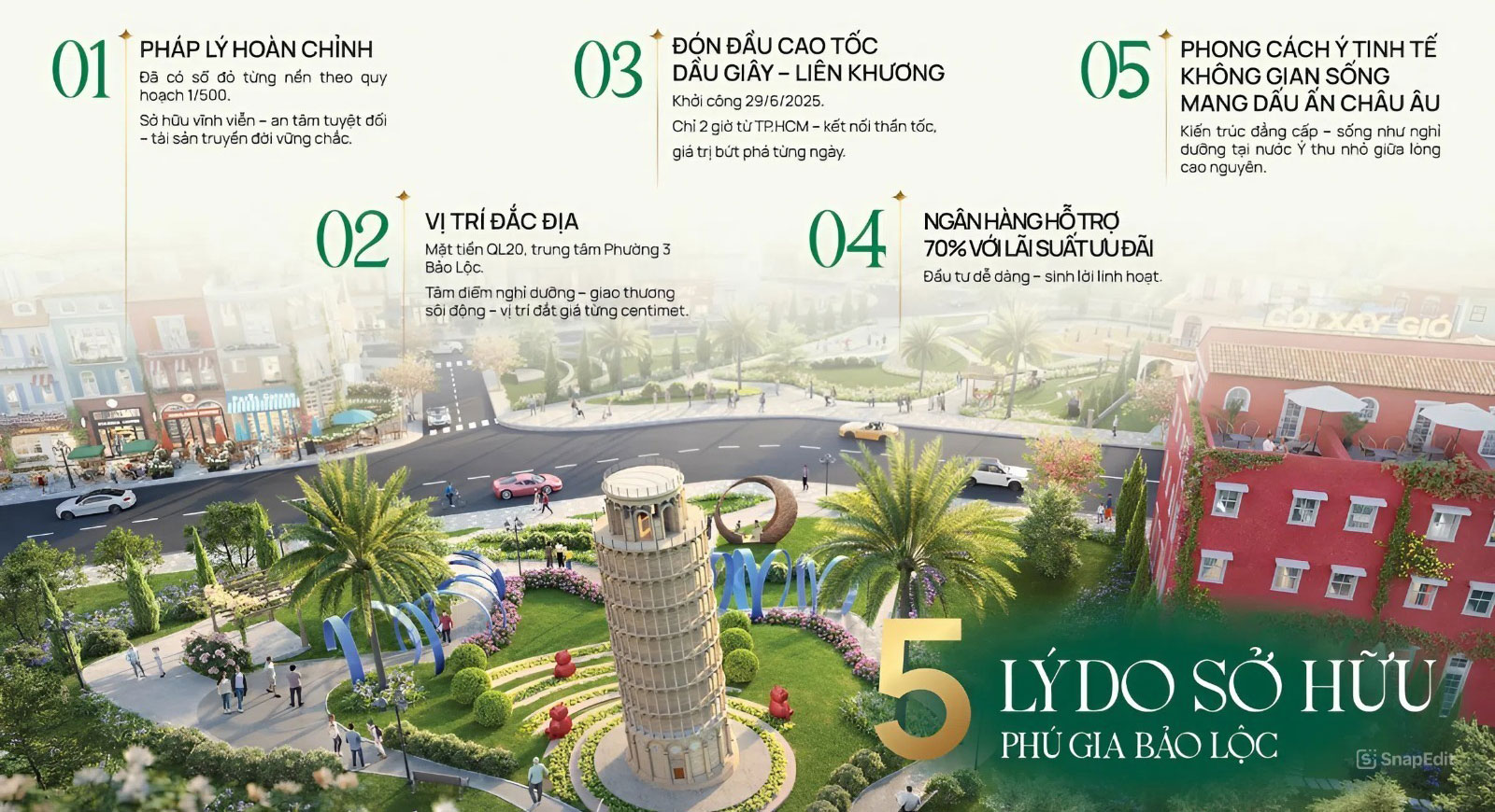 Phú Gia Bảo Lộc sống xanh đón đầu tương lai