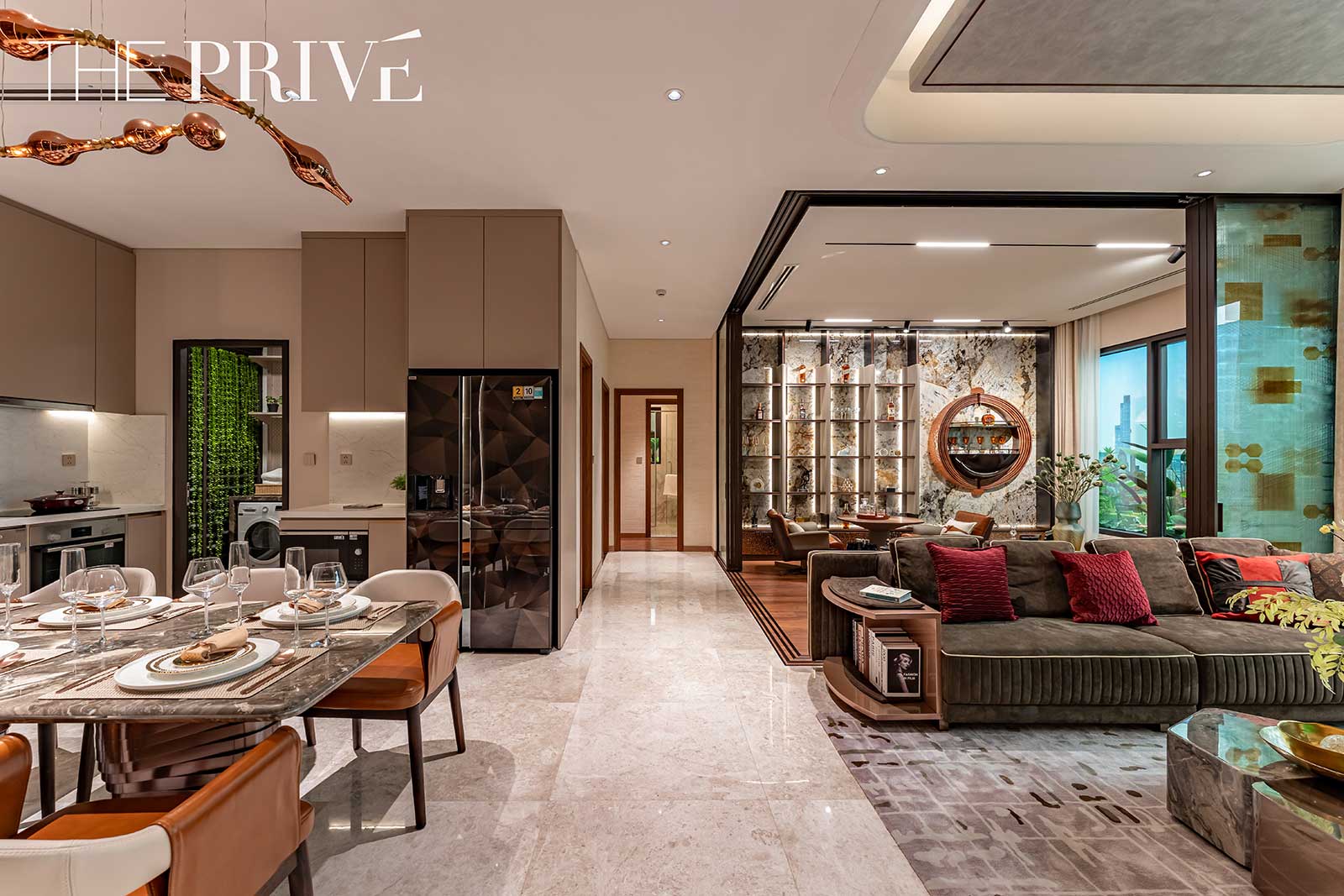 Căn hộ 3 phòng ngủ The Privé
