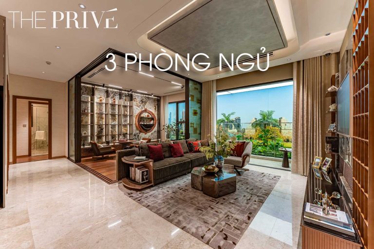 Căn hộ 3 phòng ngủ The Privé