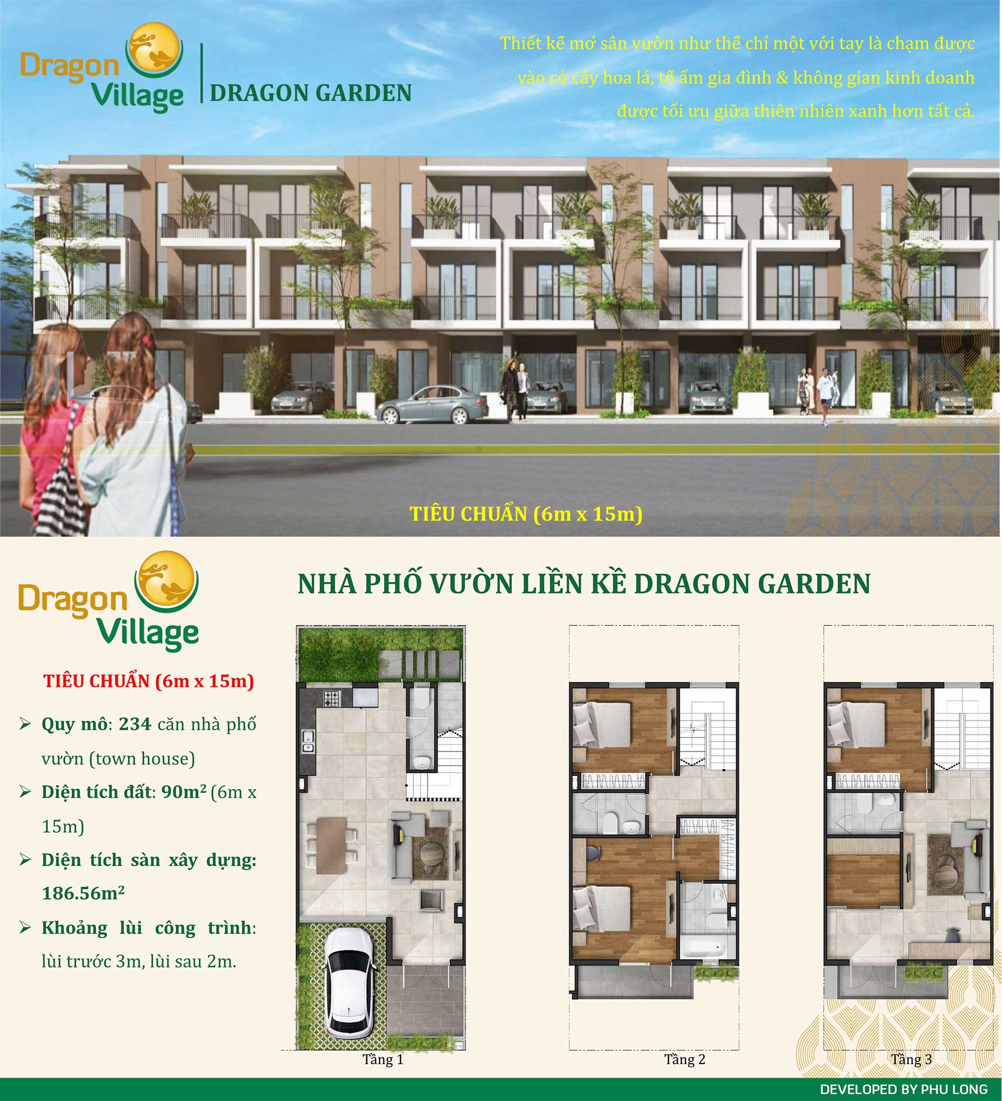 Nhà phố Dragon Village Phú Hữu