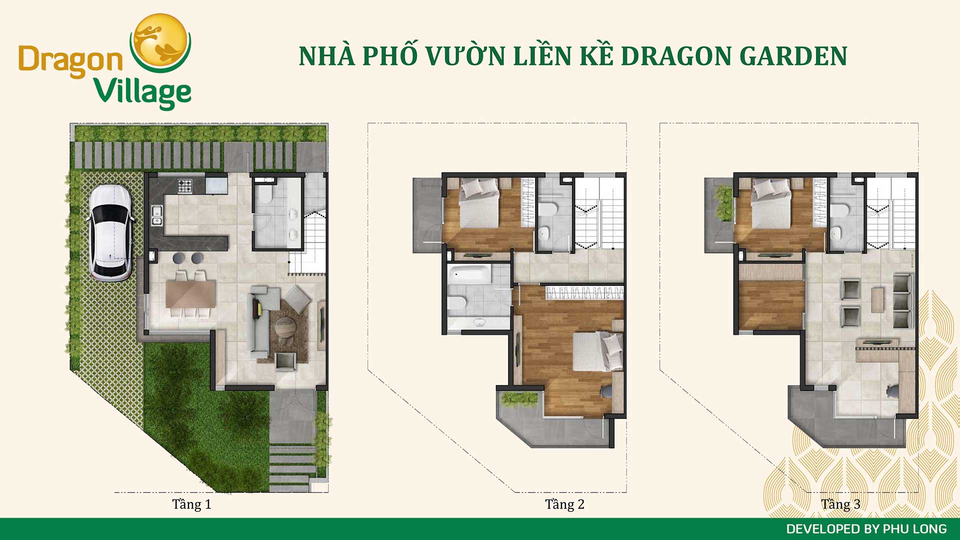 Nhà phố Dragon Village Phú Hữu