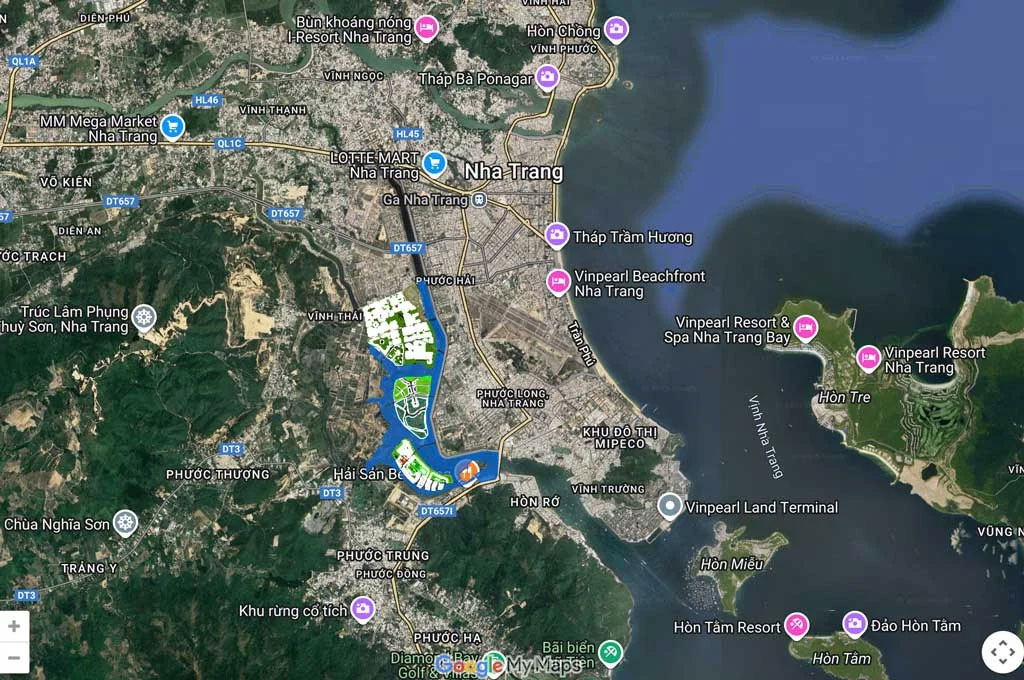 Vị trí Charmora City Nha Trang