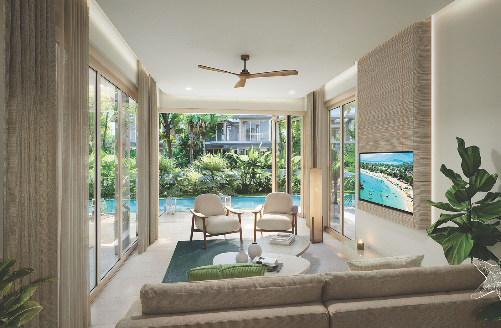 Biệt thự 3 phòng ngủ Maia Resort Hồ Tràm