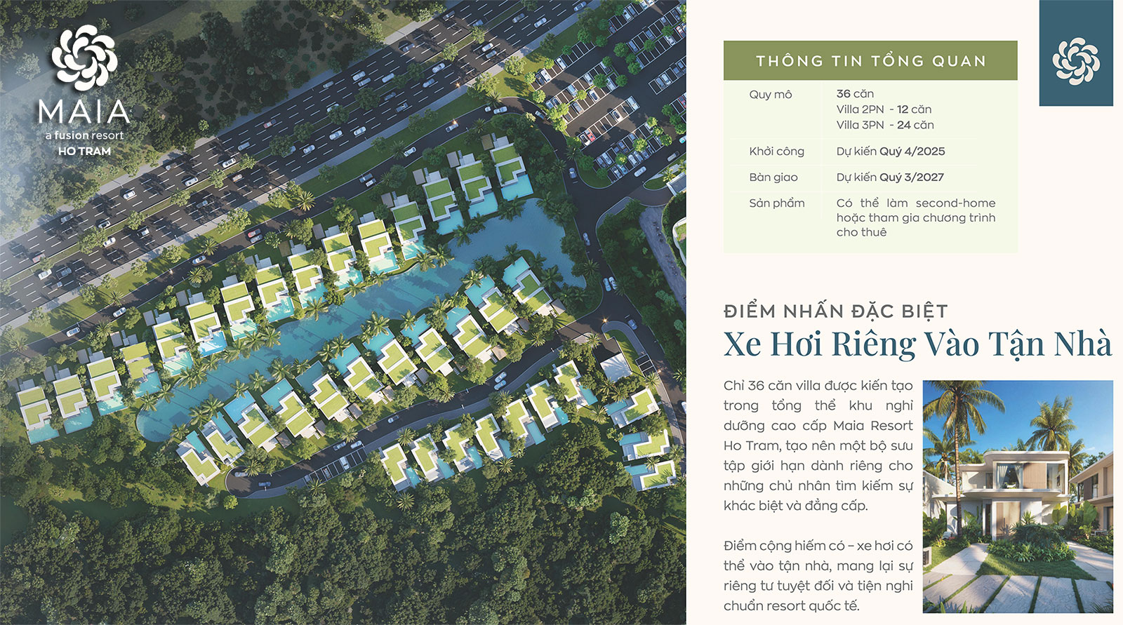 Biệt thự Maia Resort Hồ Tràm