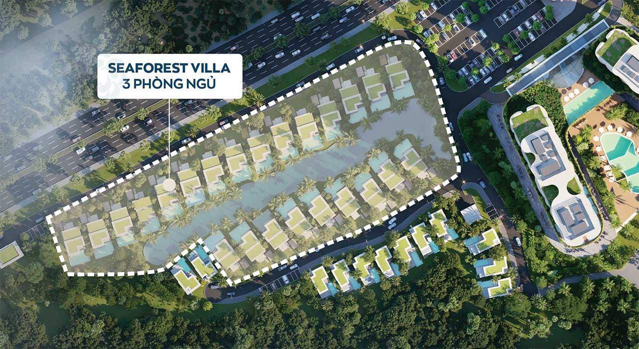 Seaforest Villa thuộc dự án Maia Resort Hồ Tràm