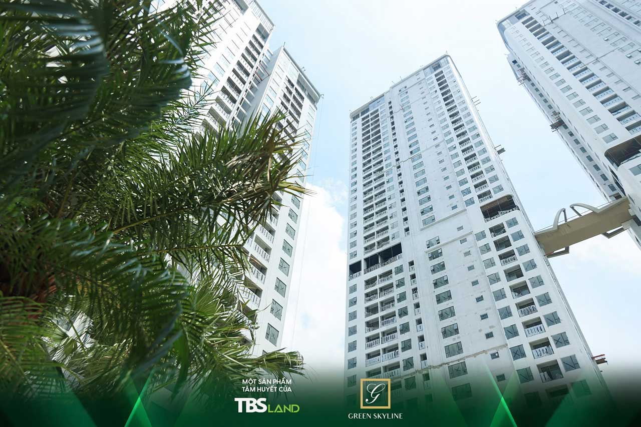 Tiến độ xây dựng Green Skyline