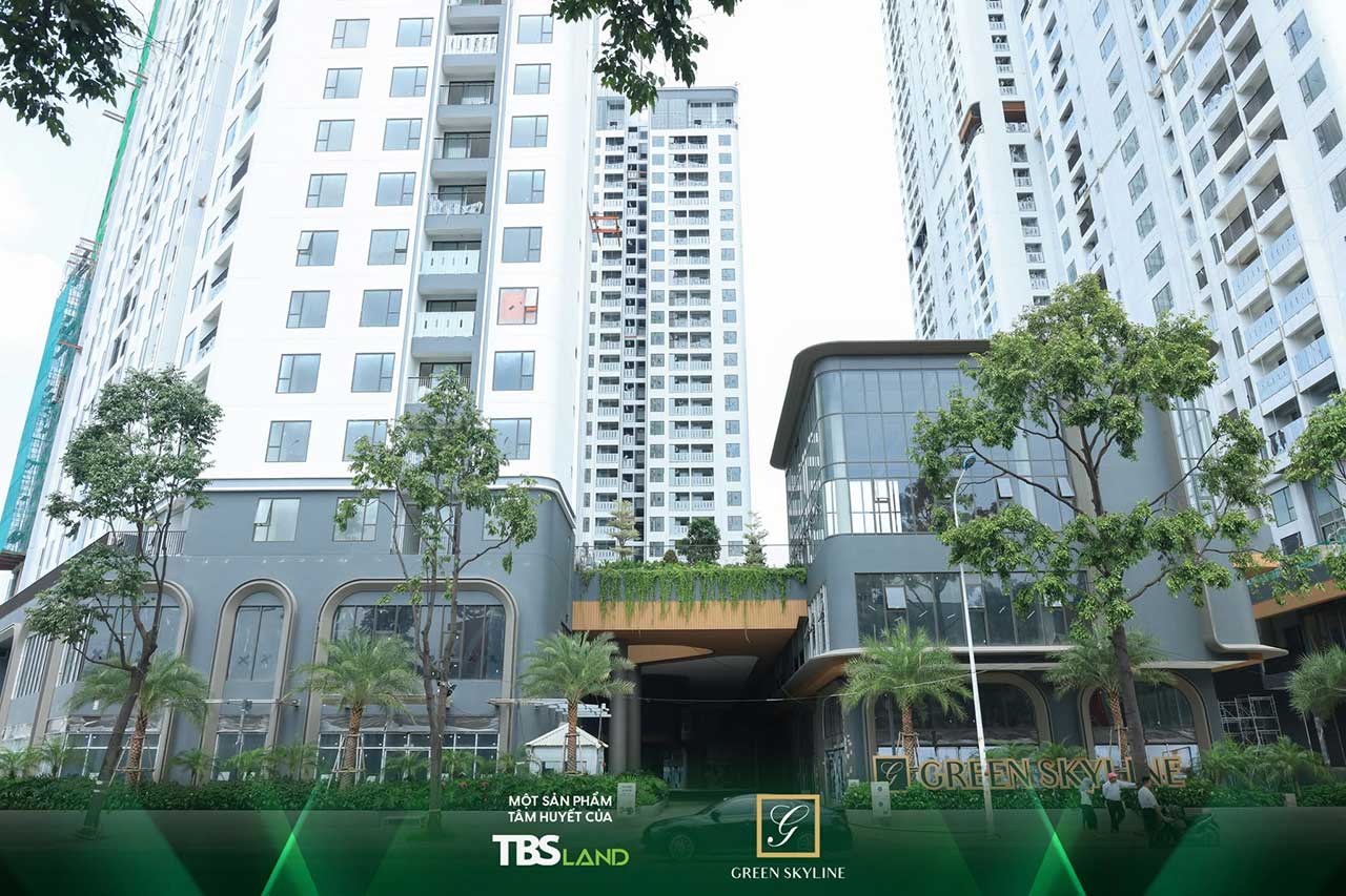 Tiến độ xây dựng Green Skyline