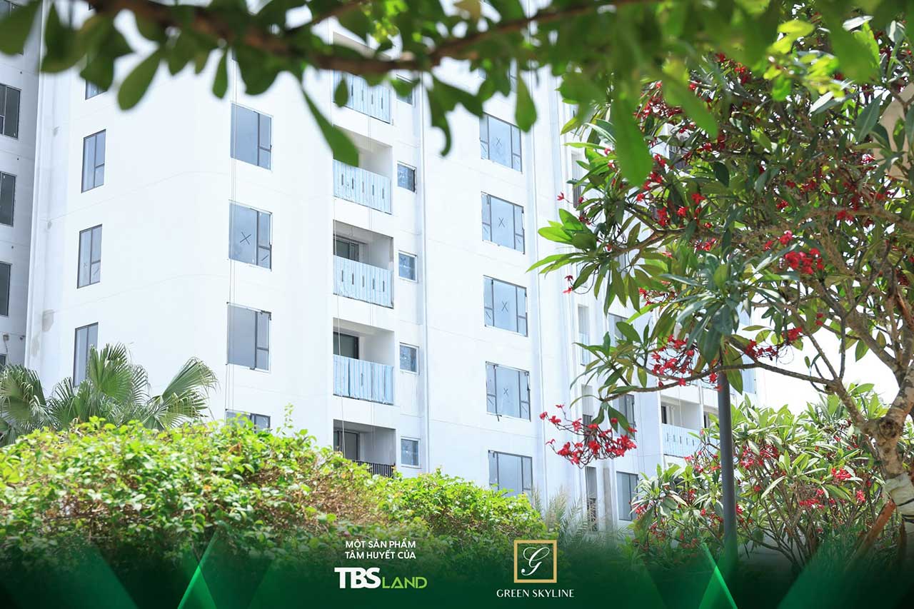 Tiến độ xây dựng Green Skyline