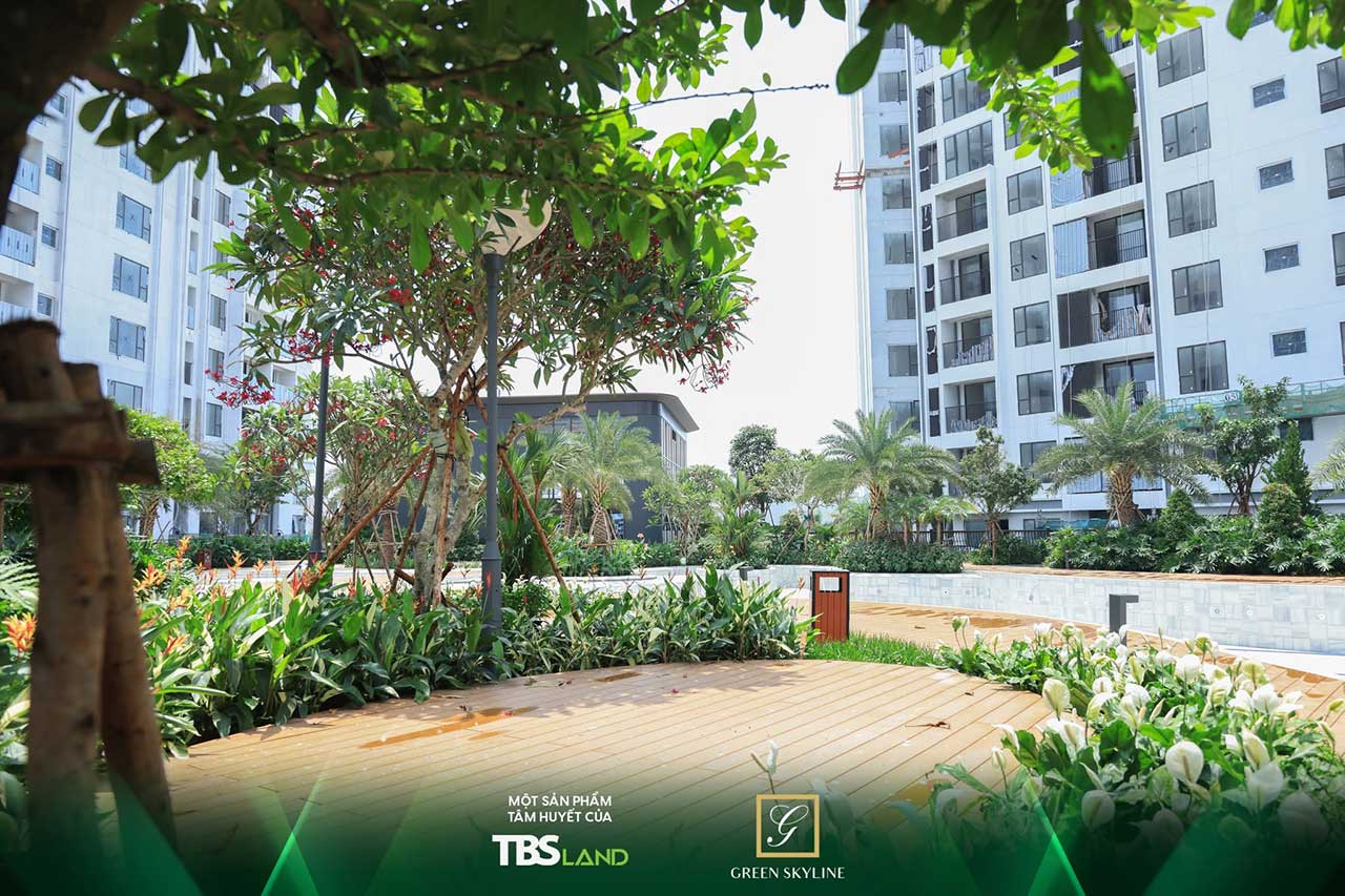 Tiến độ xây dựng Green Skyline
