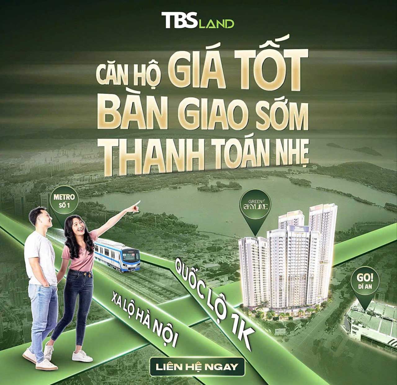 Căn hộ Green Skyline by TBS Land