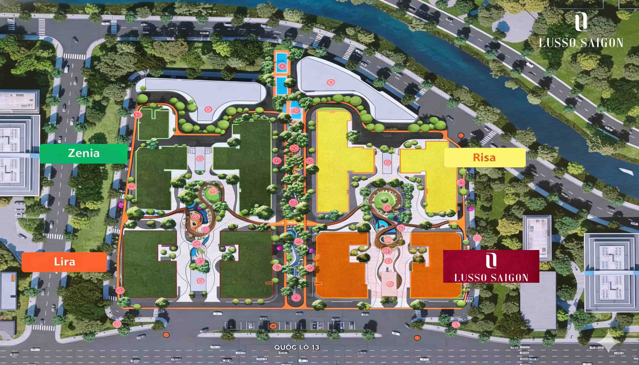 Lusso SaiGon - Căn Hộ Branded Residences Mặt Tiền QL13