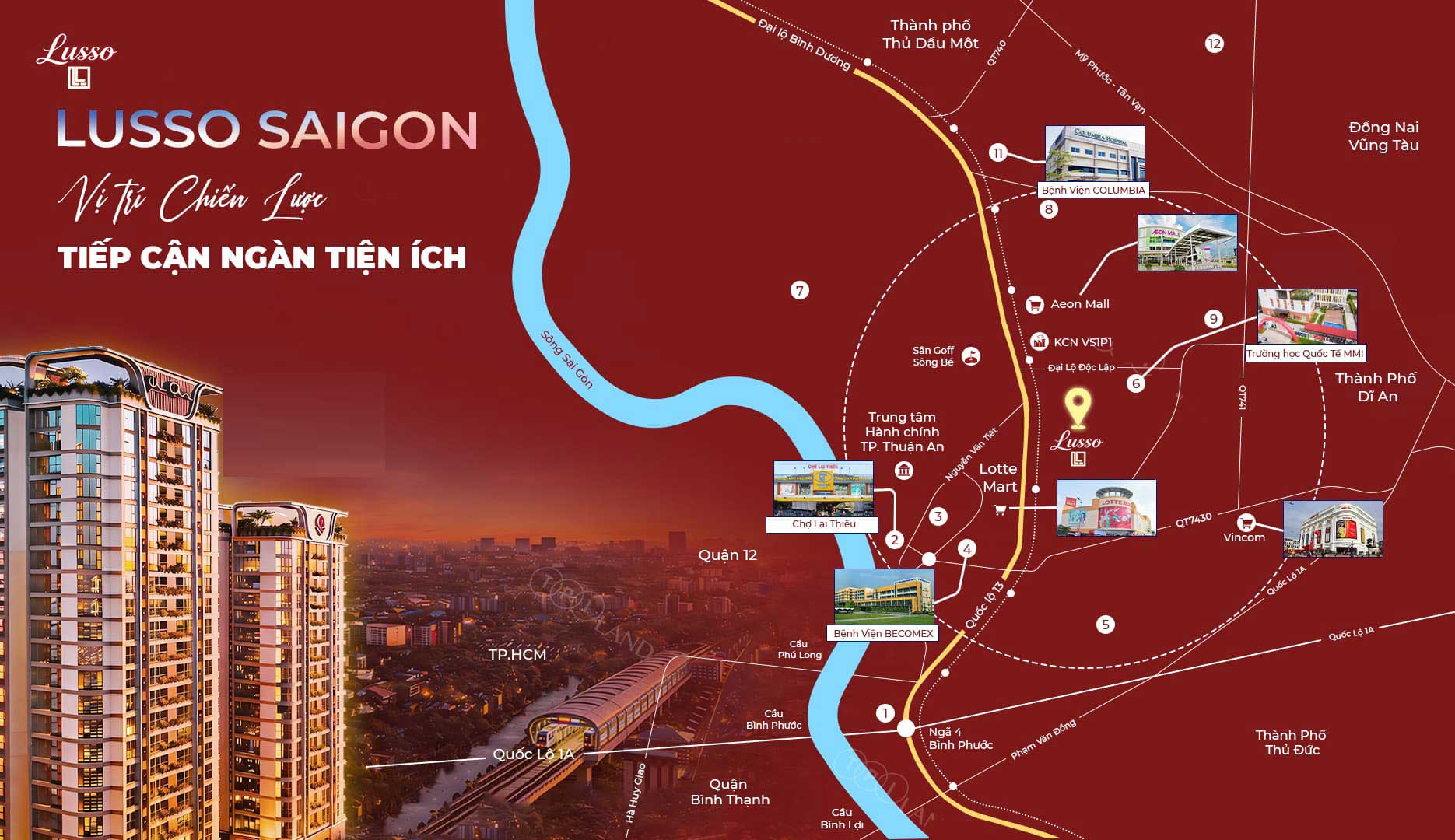 Vị trí Lusso SaiGon