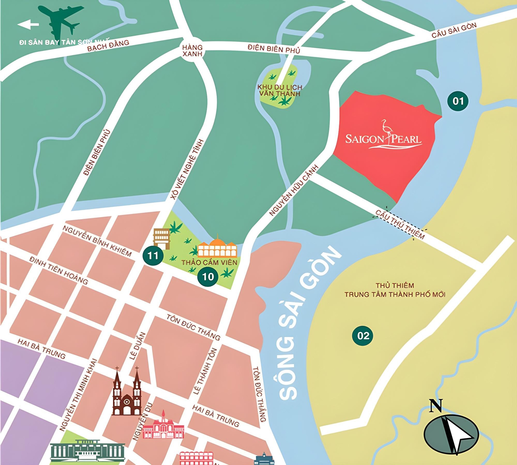 Vị trí Saigon Pearl