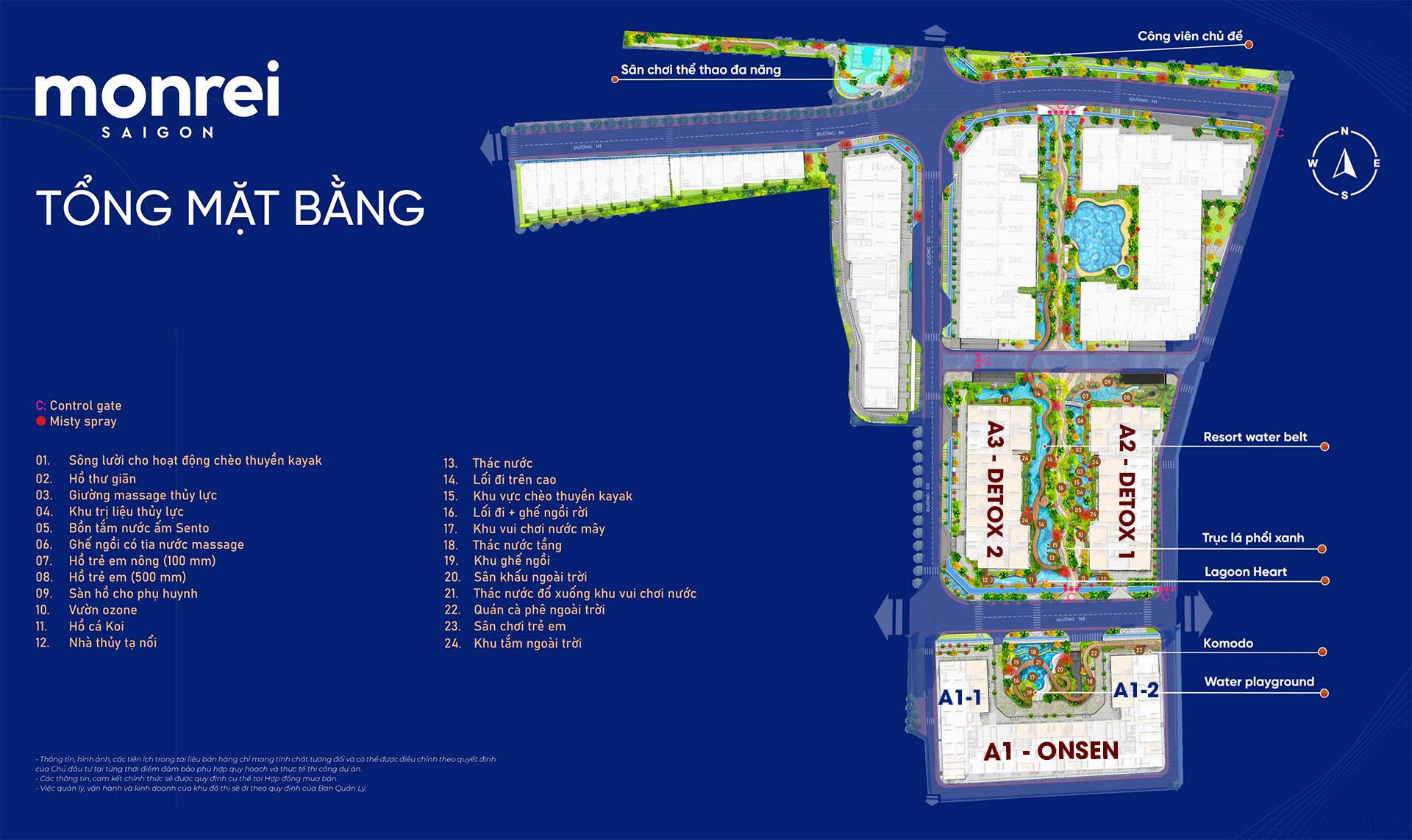 MẶT BẰNG DỰ ÁN MONREI SAIGON