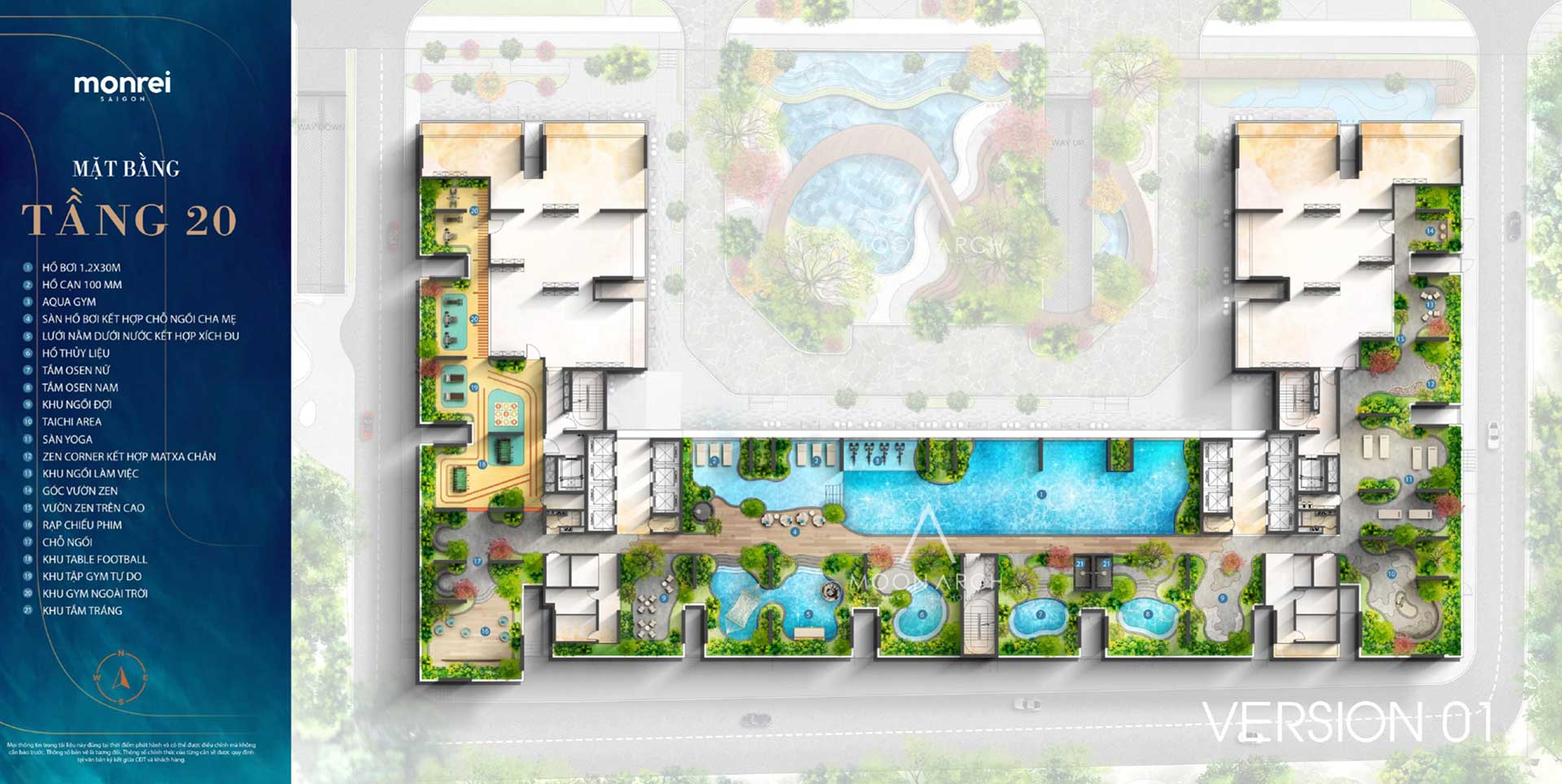 Monrei Saigon Thủy liệu cân bằng thân, tâm, trí