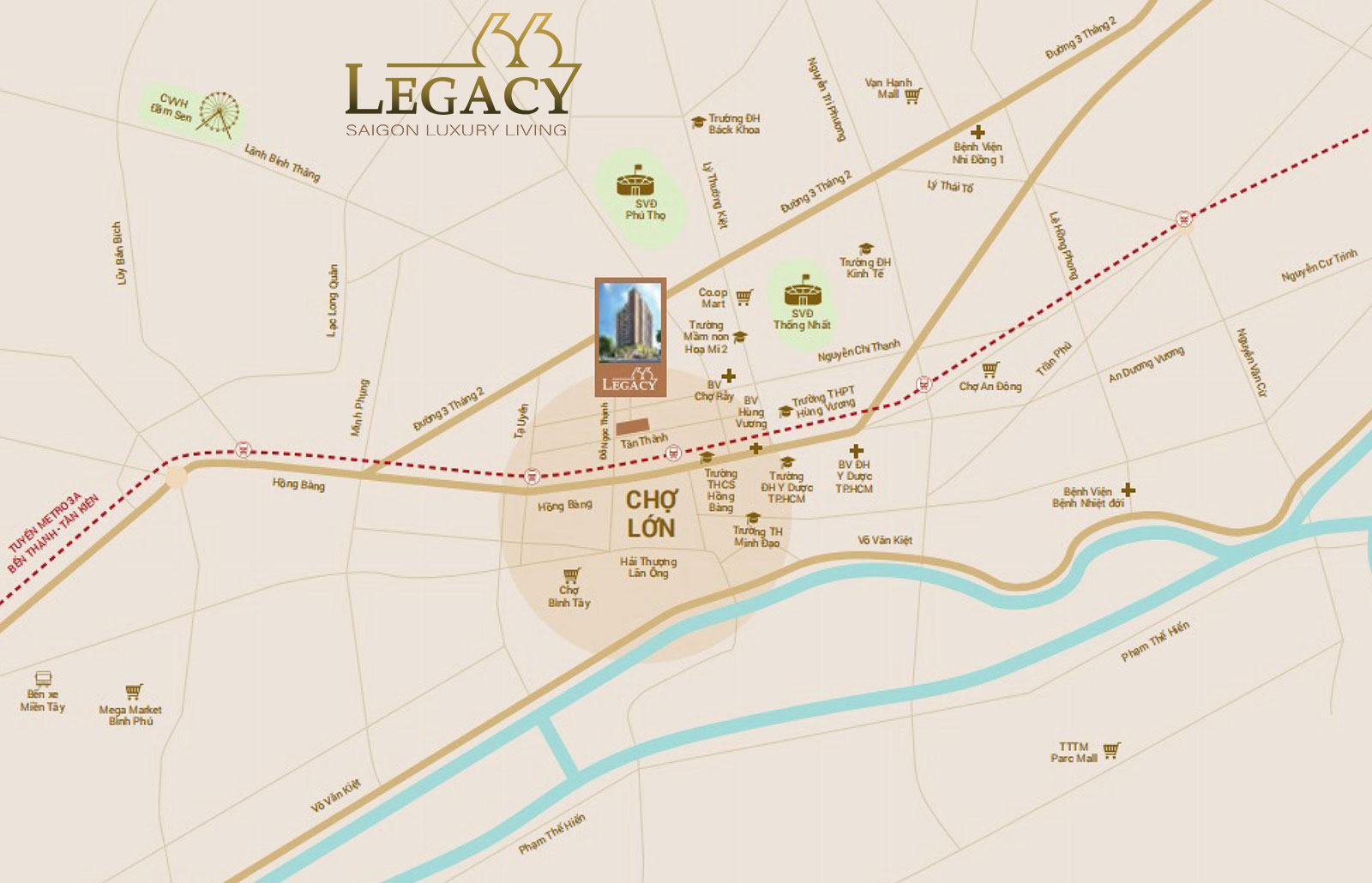 Vi trí dự án Legacy 66 