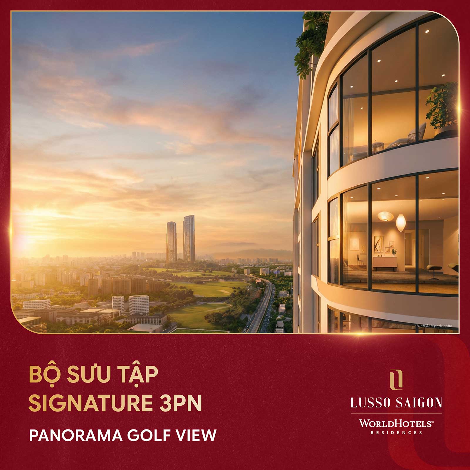 Căn hộ Signature 3 phòng ngủ tại Lusso Saigon hút chuyên gia nhờ thiết kế linh hoạt