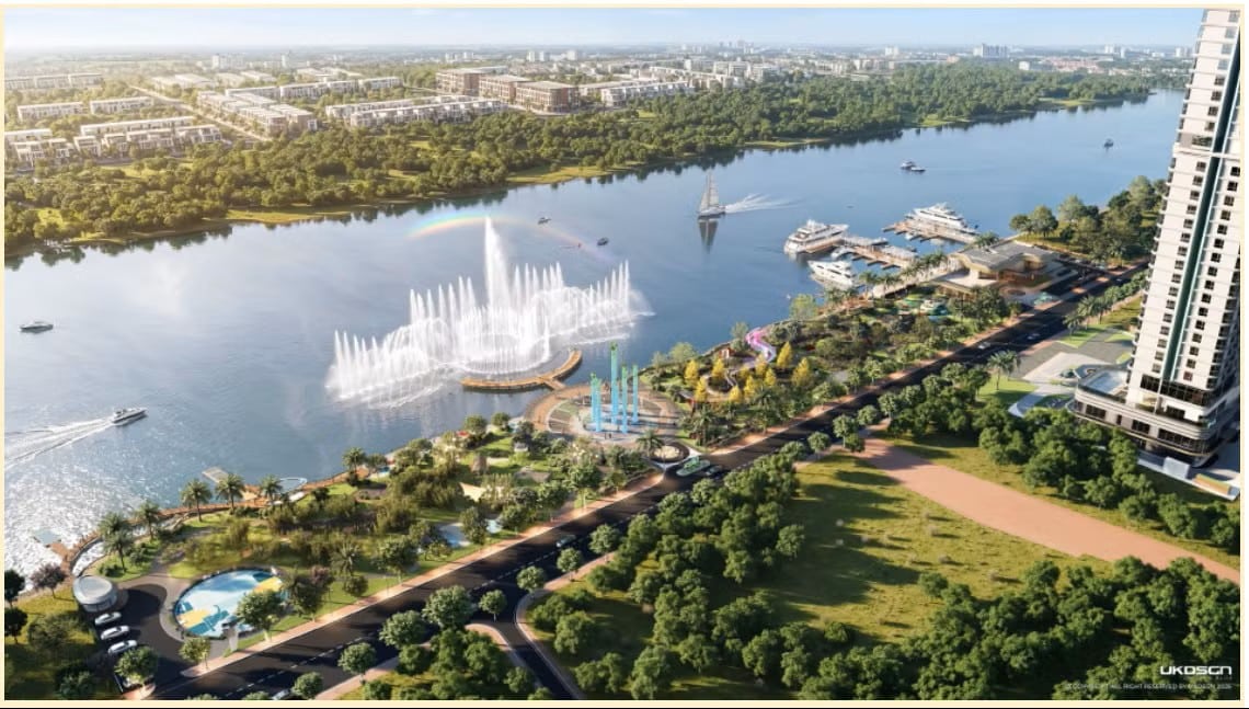 The Emerald River Park mang đến trải nghiệm sống cao cấp với bến du thuyền ngay trước dự án