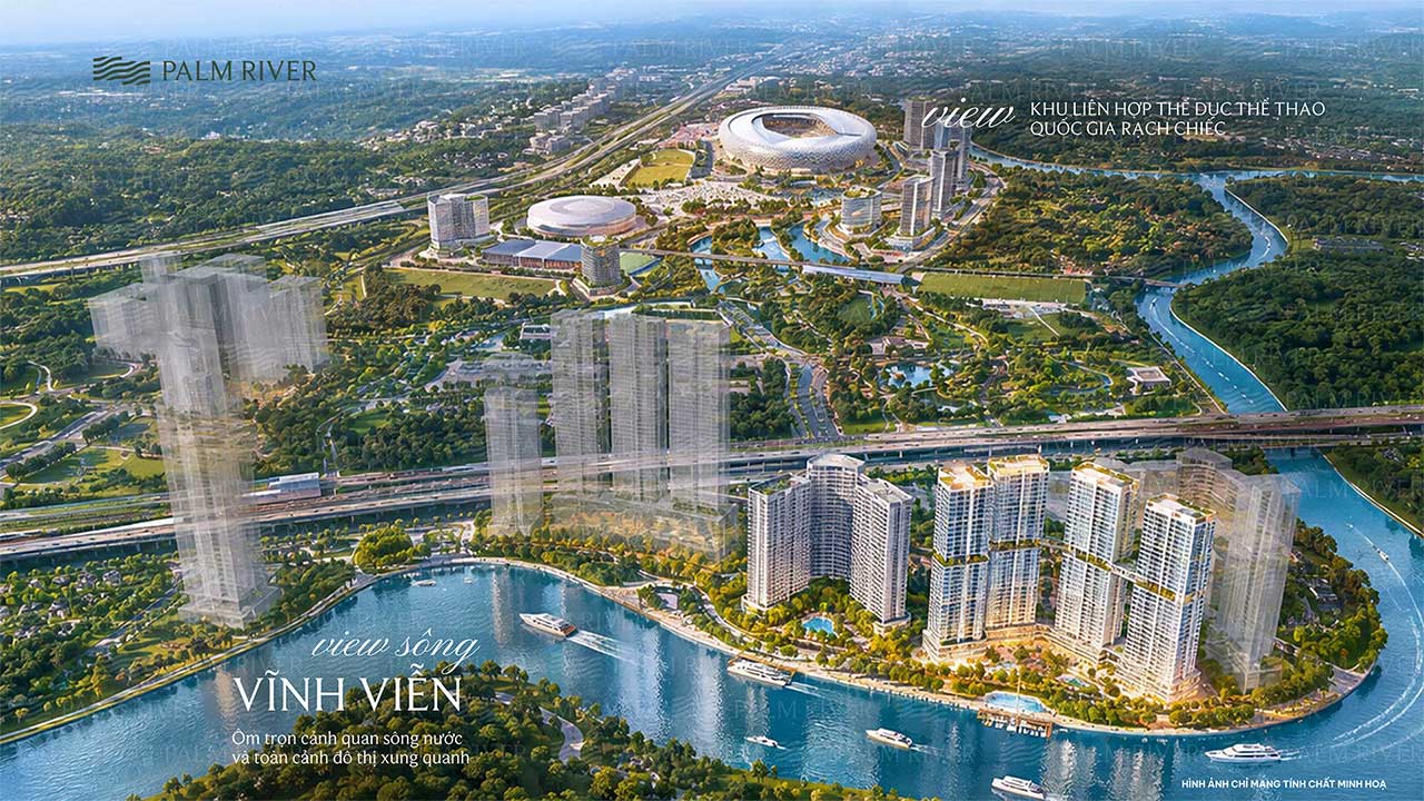 Quy hoạch Palm City - Đô Thị Nghỉ Dưỡng Giữa Nam Rạch Chiếc