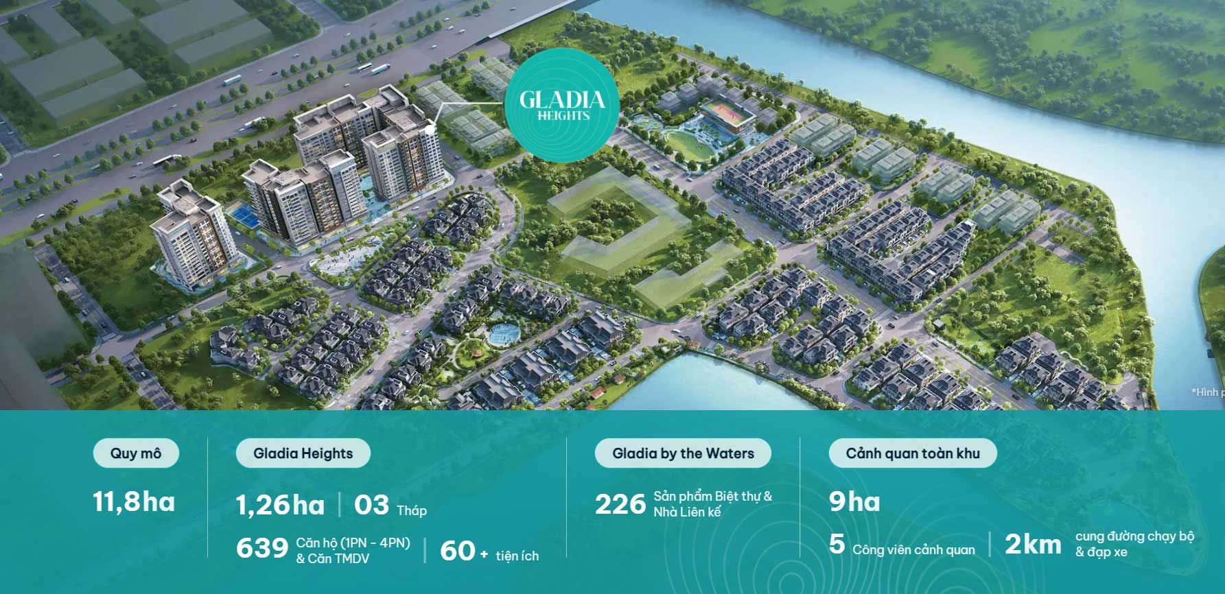 Gladia Heights - Khu căn hộ cao cấp đầu tiên hợp tác phát triển bởi Keppel và Khang Điền