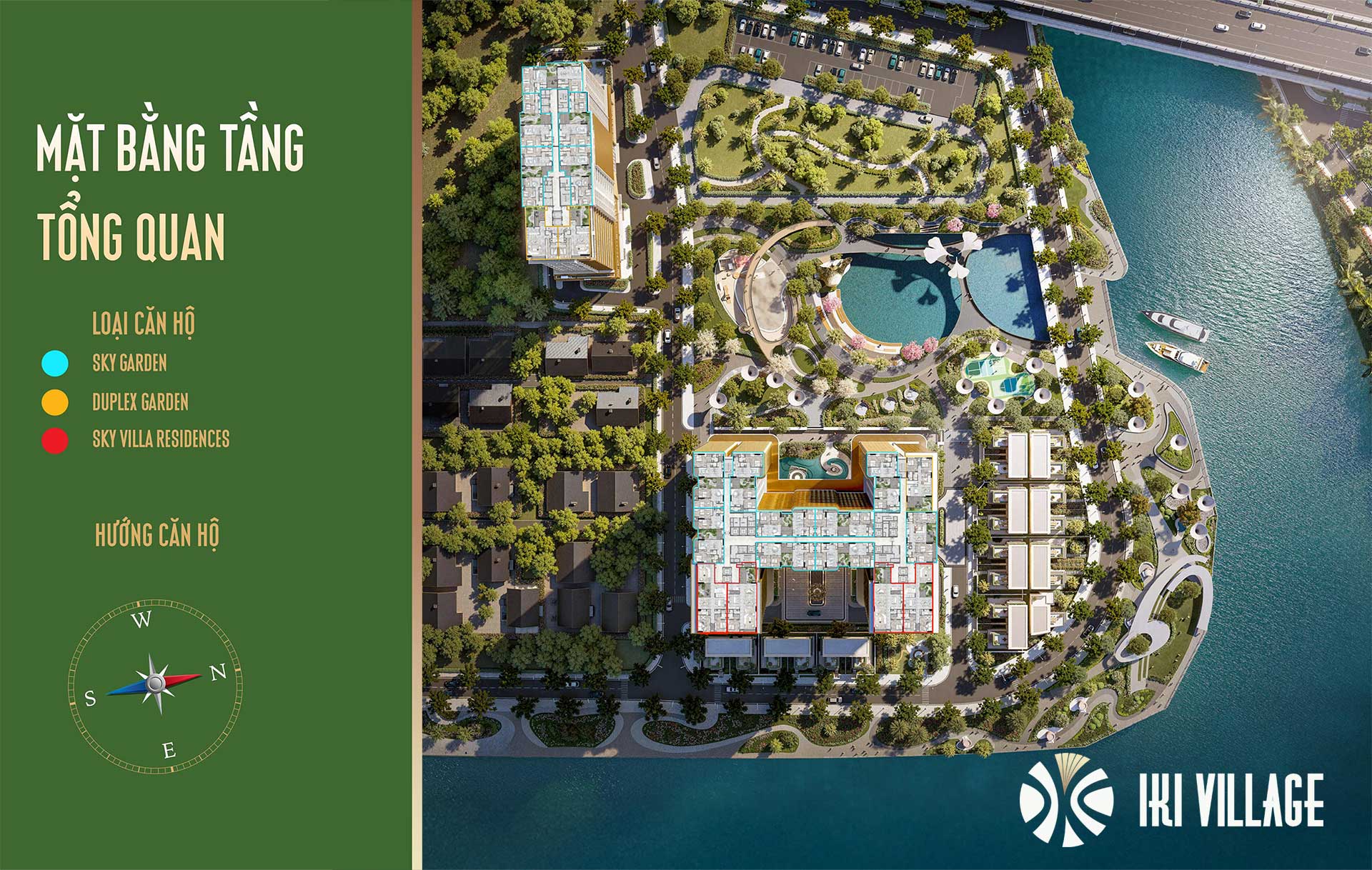 Mặt bằng Căn hộ IKI Village