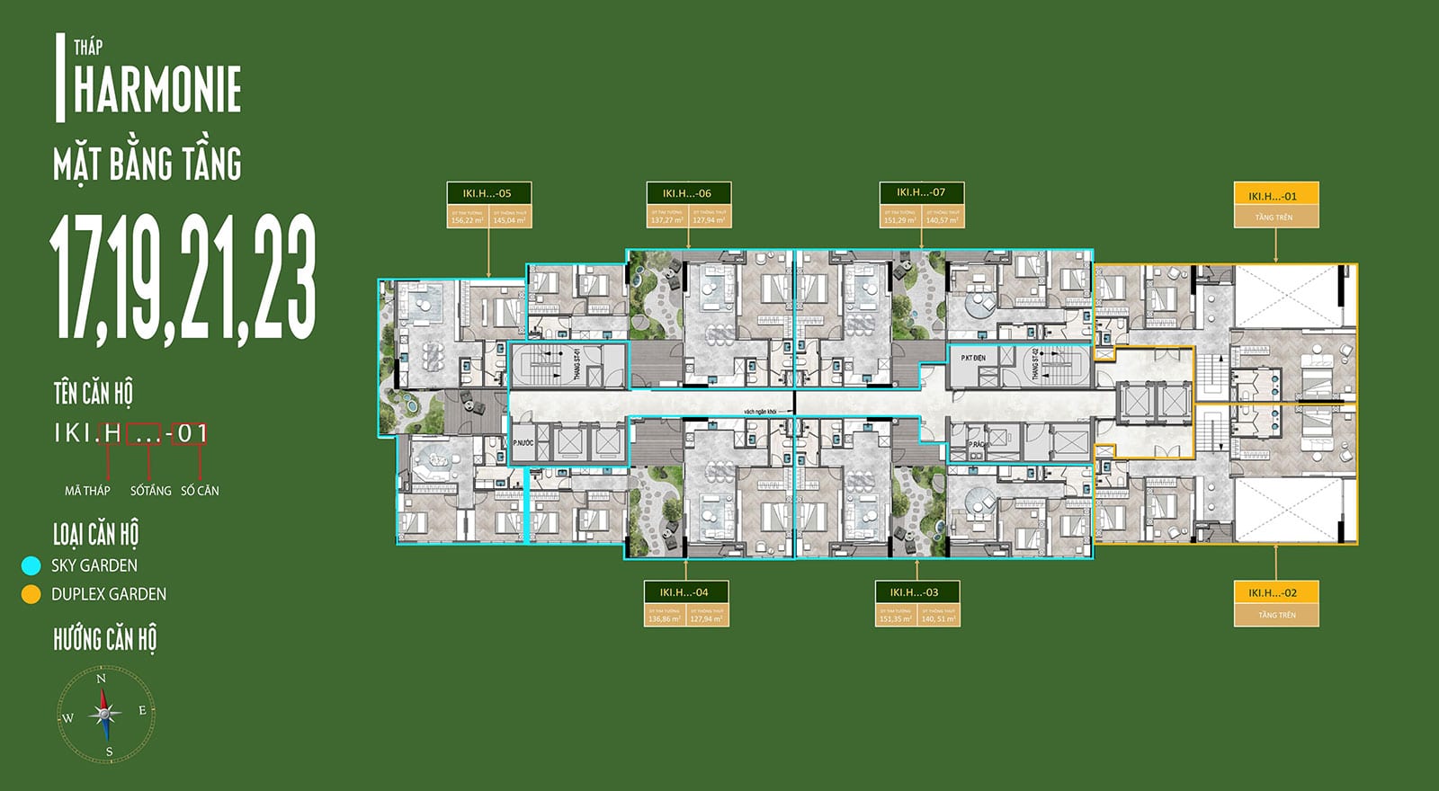 Mặt bằng Harmonie IKI Village