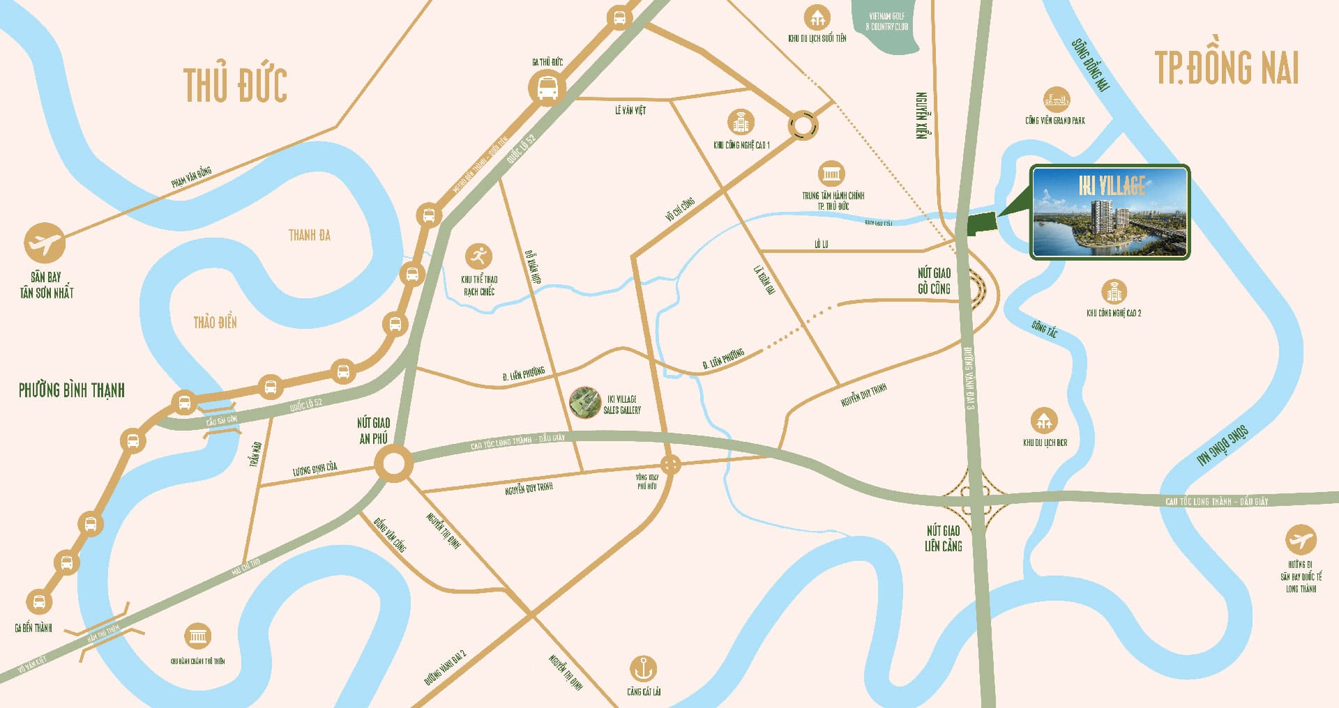 Vị trí Căn hộ IKI Village