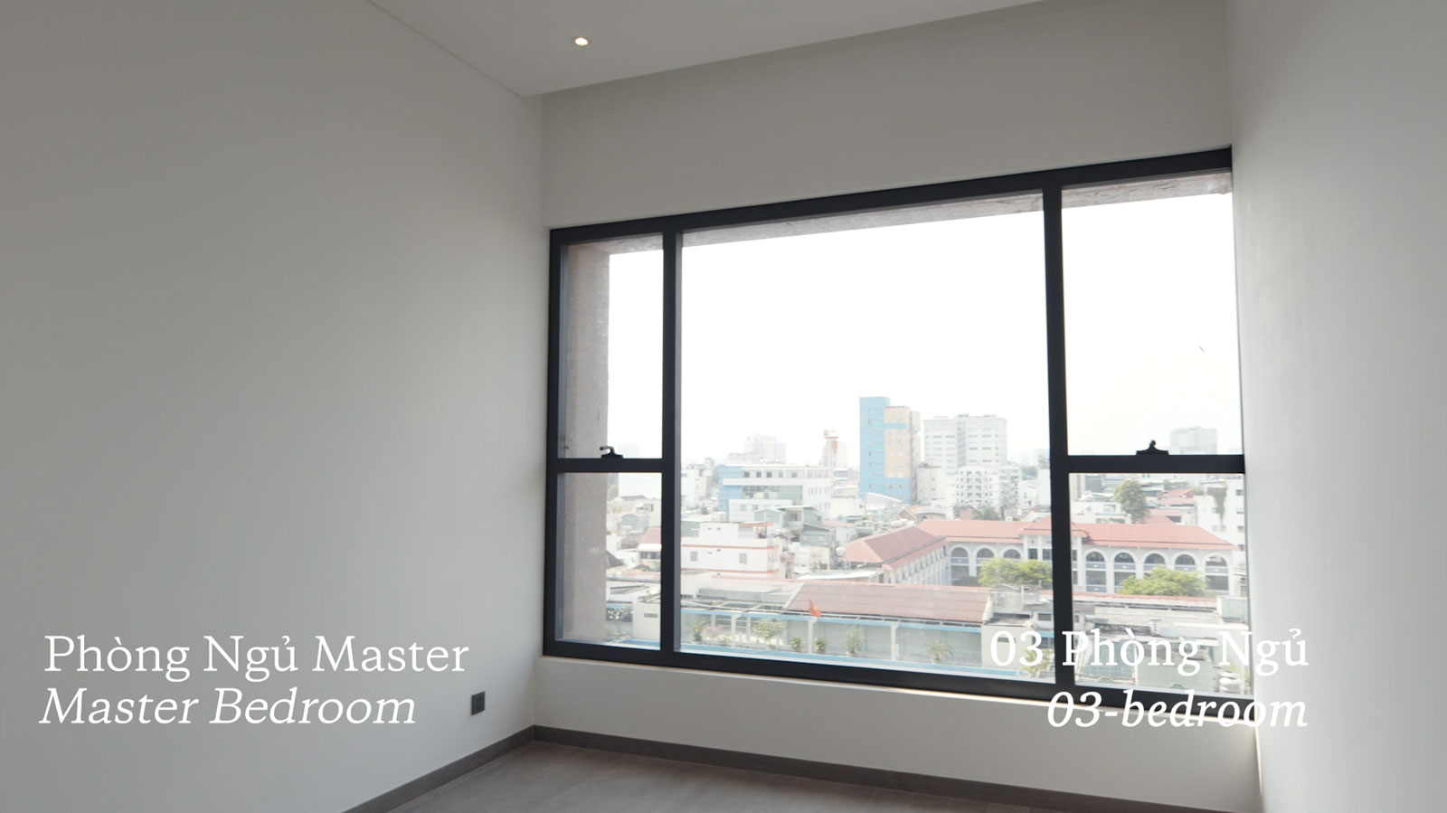Layout căn hộ 3 phòng ngủ the marq quận 1