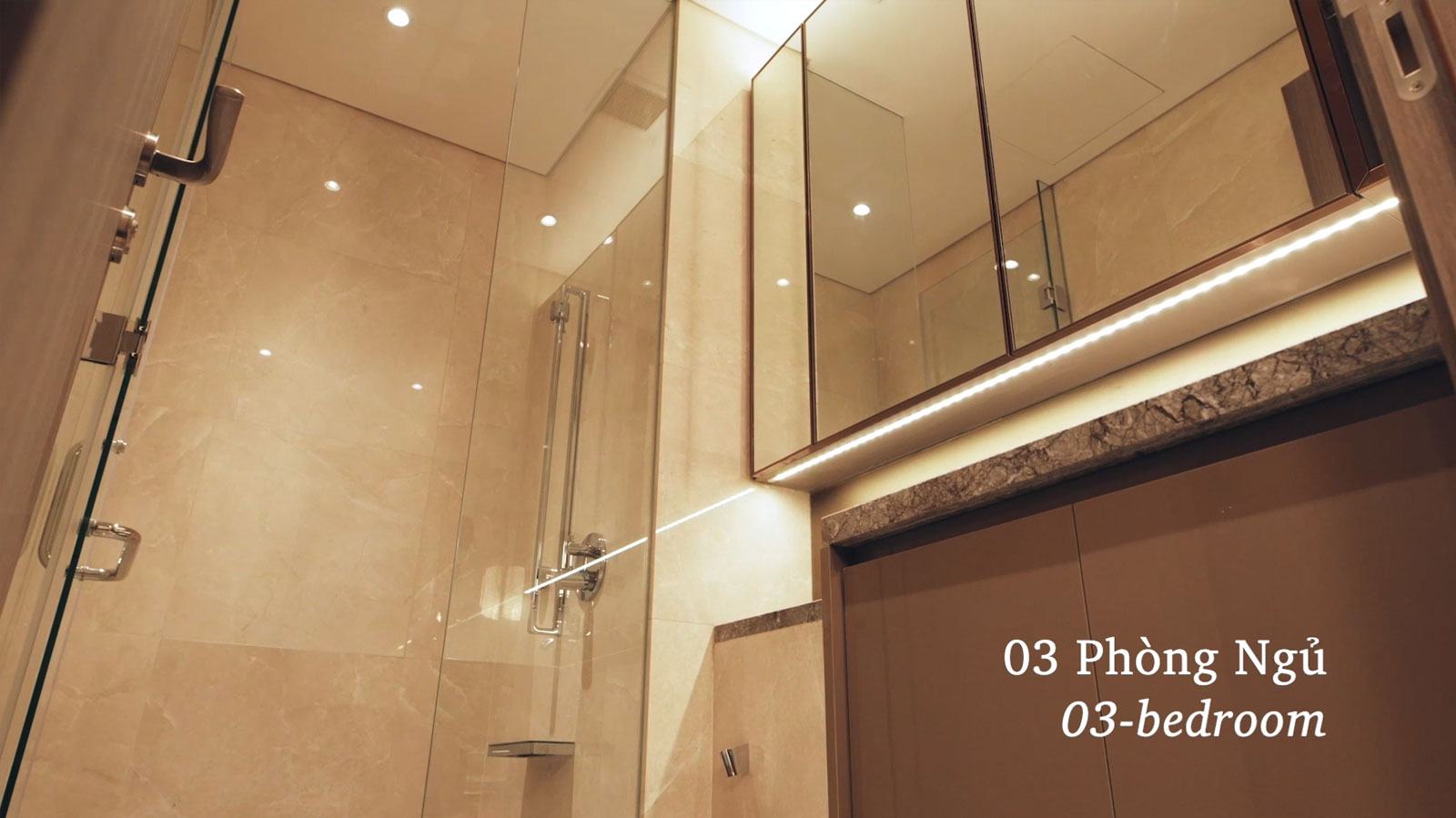 Layout căn hộ 3 phòng ngủ the marq quận 1