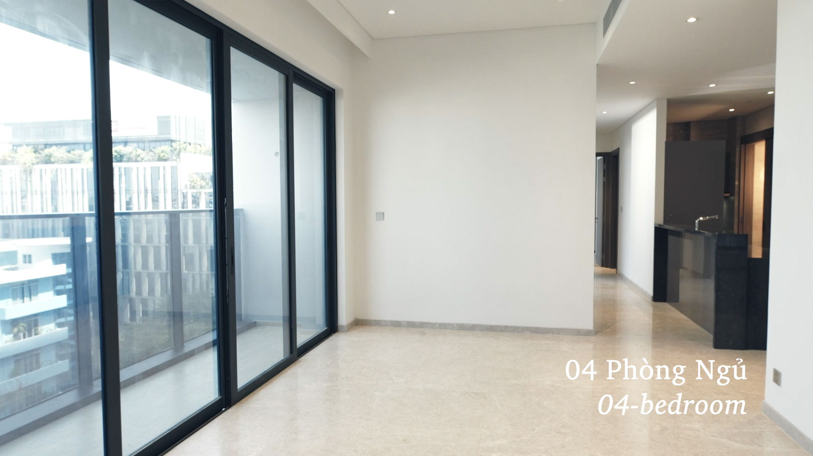 Layout căn hộ 4 phòng ngủ the marq quận 1