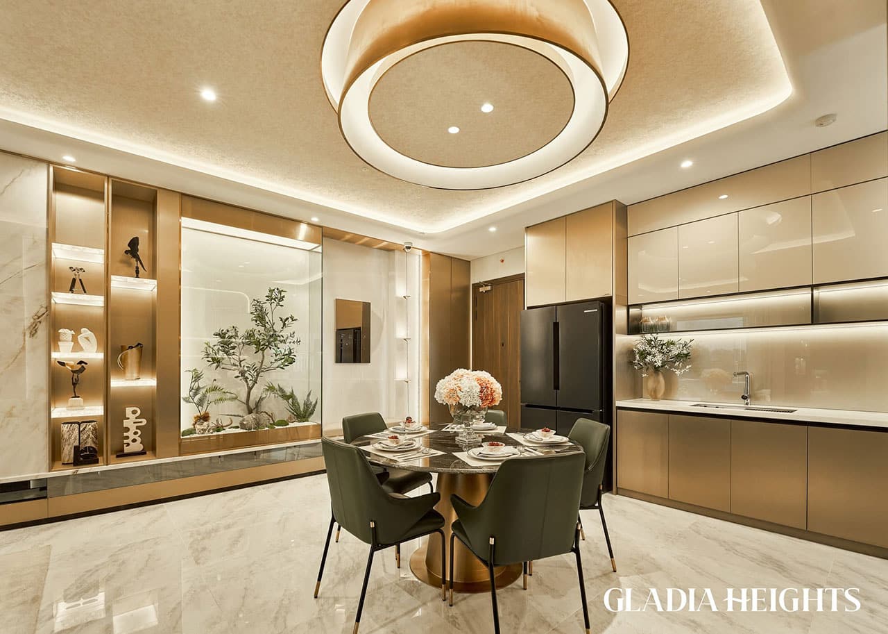 Căn hộ 2 phòng ngủ Gladia Heights