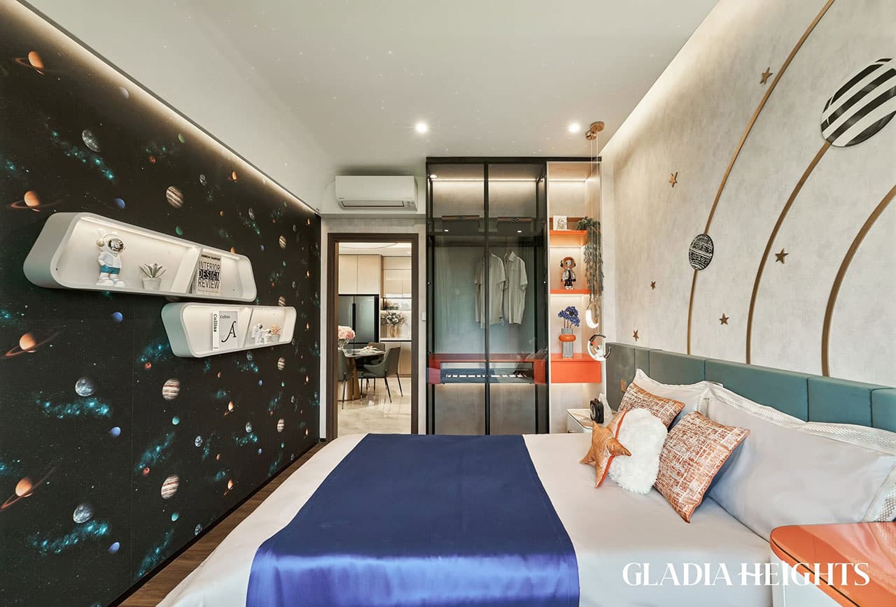 Căn hộ 2 phòng ngủ Gladia Heights