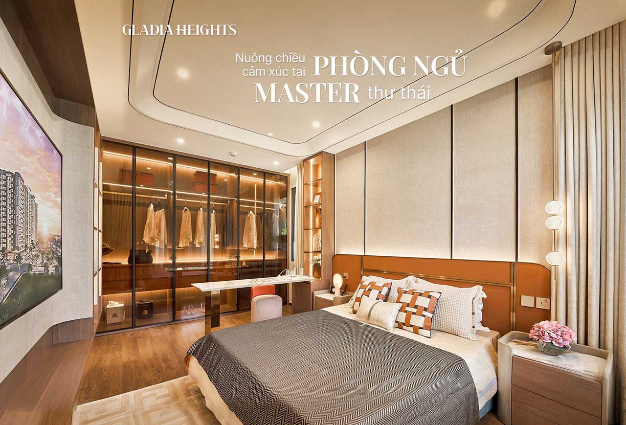 ​Căn hộ 3 phòng ngủ Gladia Heights