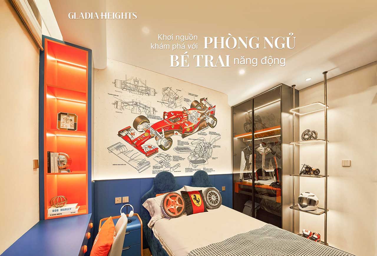 ​Căn hộ 3 phòng ngủ Gladia Heights