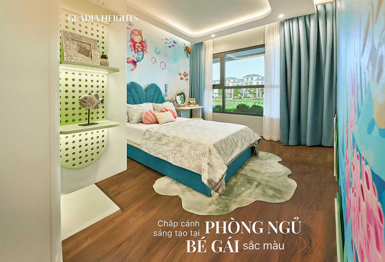 Căn hộ 3 phòng ngủ Gladia Heights