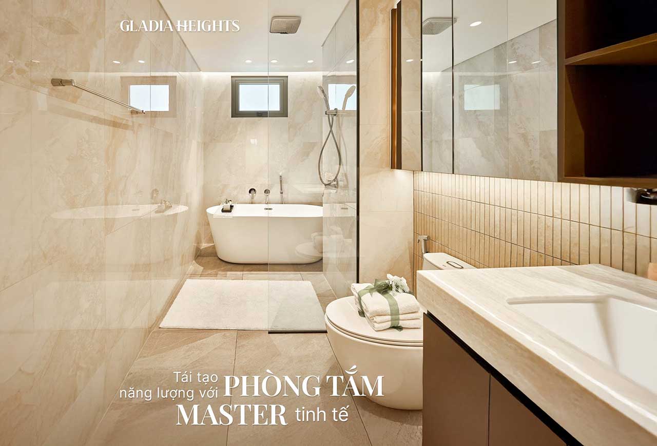 ​Căn hộ 3 phòng ngủ Gladia Heights