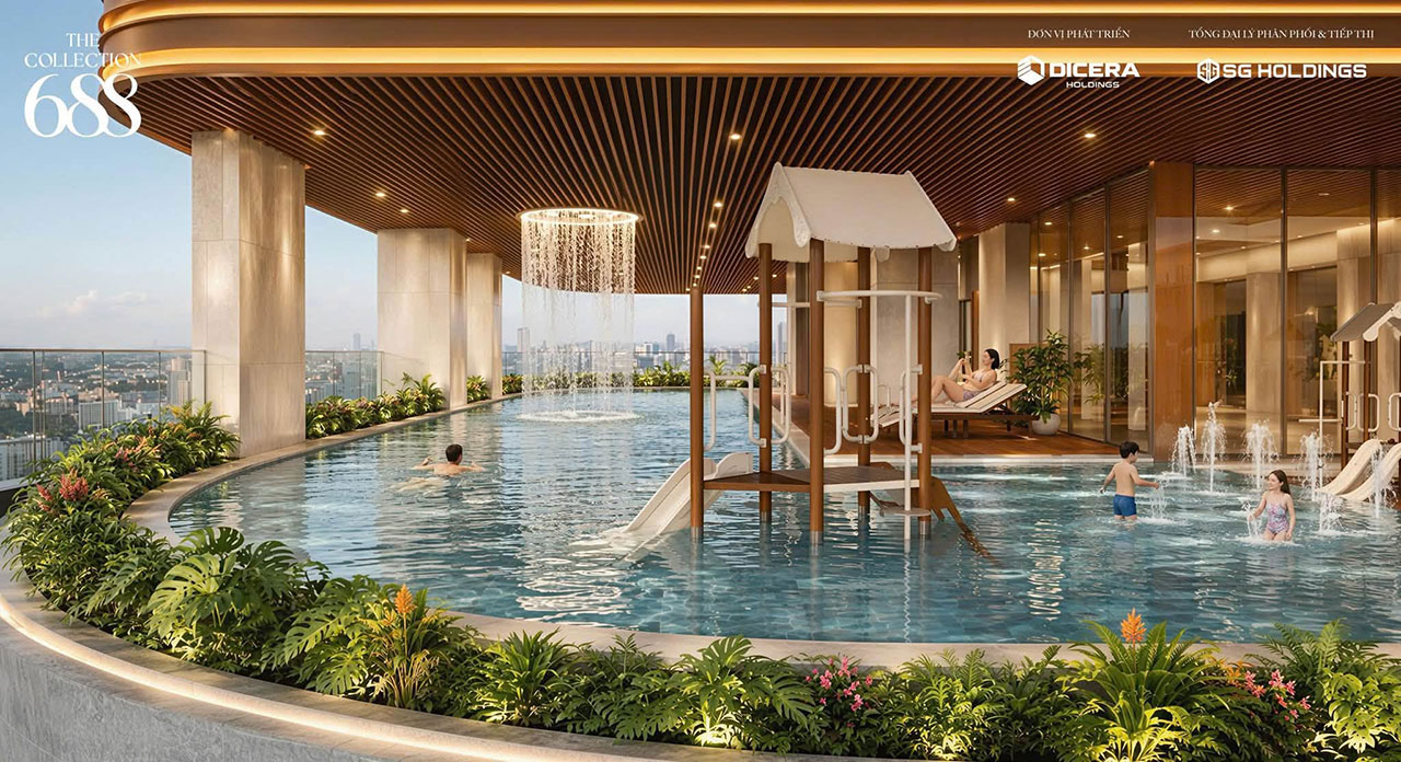 Hồ bơi The Collection 688 - Mang tiêu chuẩn sống doanh nhân đến với mọi người