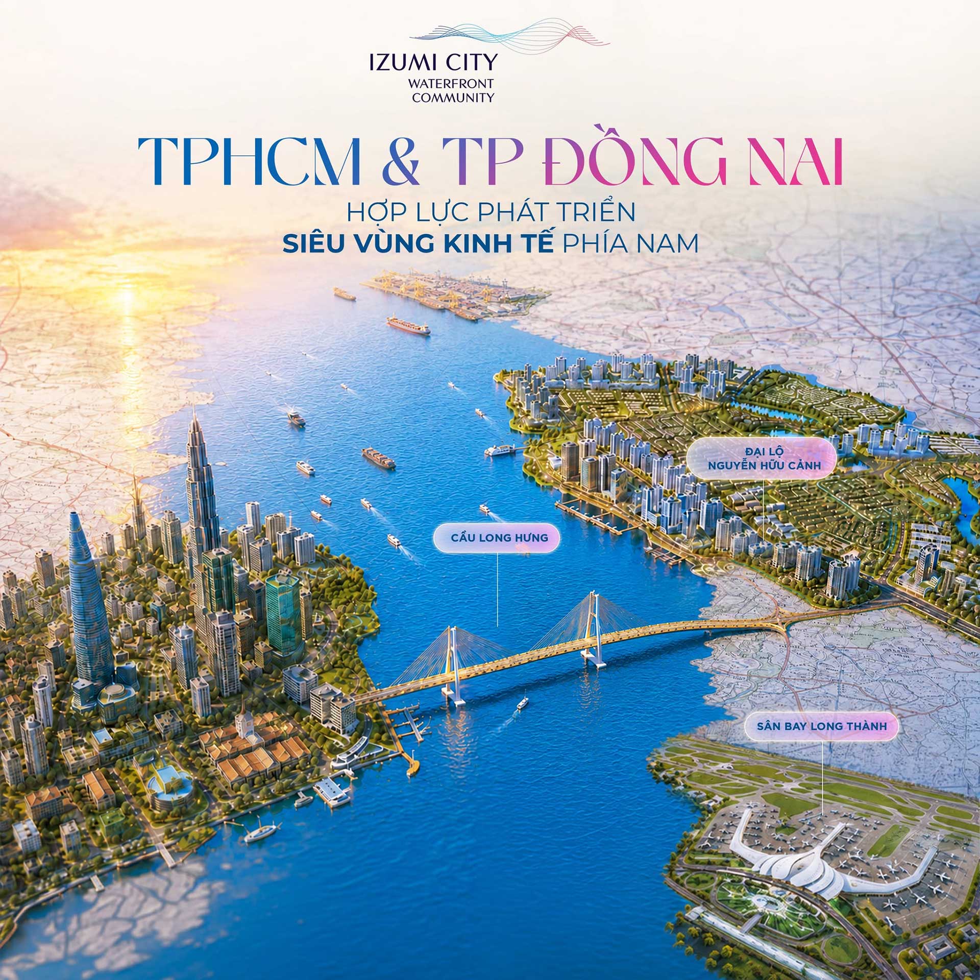 TP. ĐỒNG NAI & TP.HCM TỪNG BƯỚC HÌNH THÀNH SIÊU VÙNG KINH TẾ PHÍA NAM