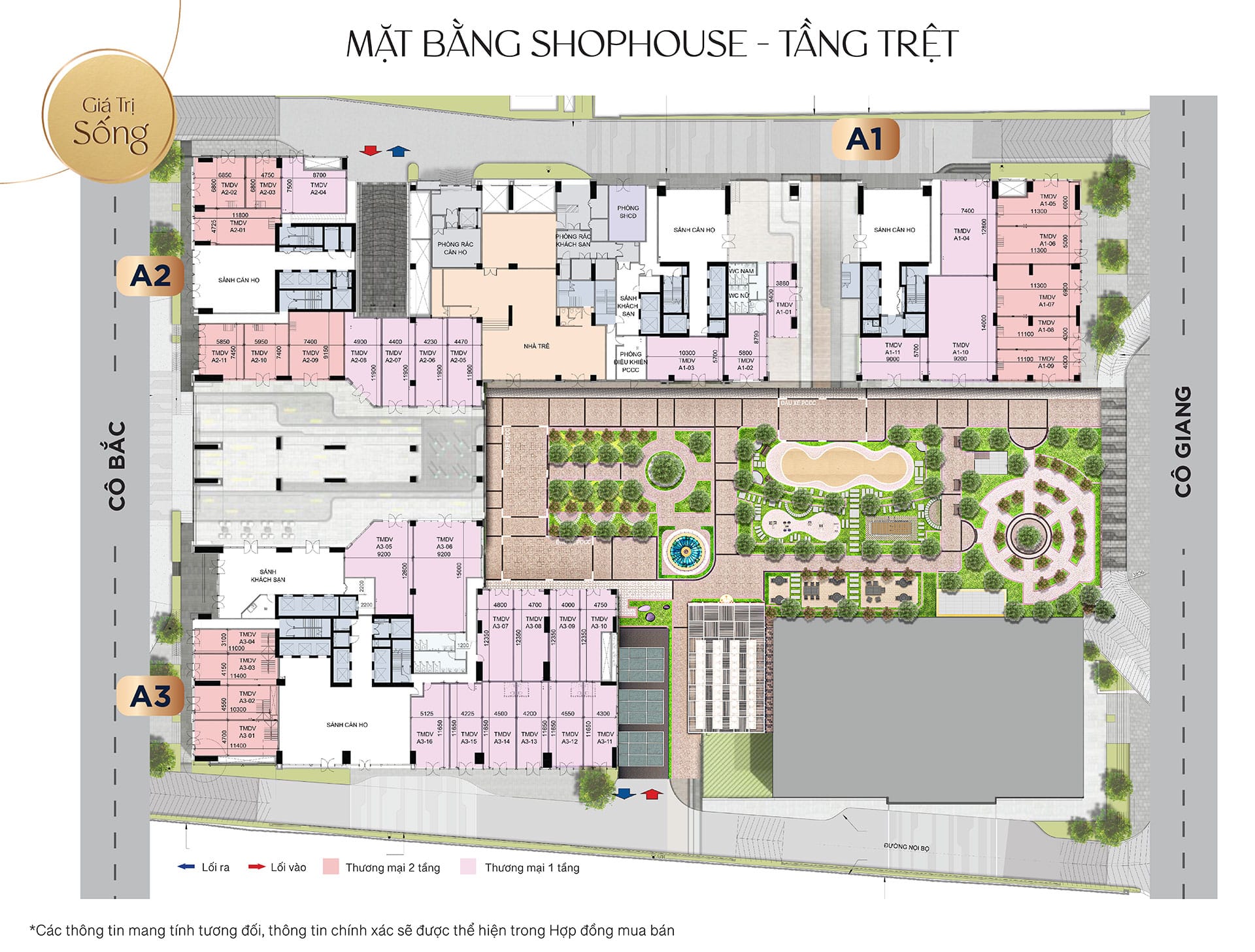 Mặt bằng Layout căn hộ The Grand Manhattan