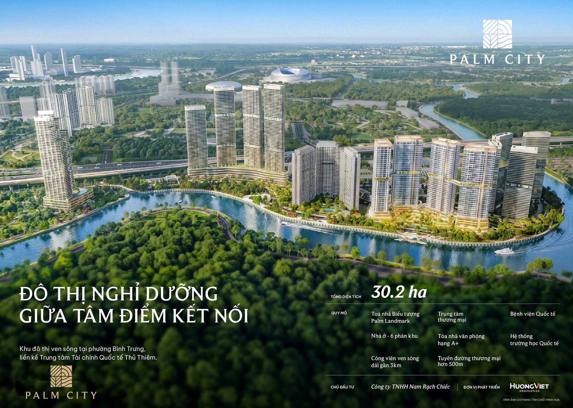 Palm City - Đô Thị Nghỉ Dưỡng Giữa Nam Rạch Chiếc