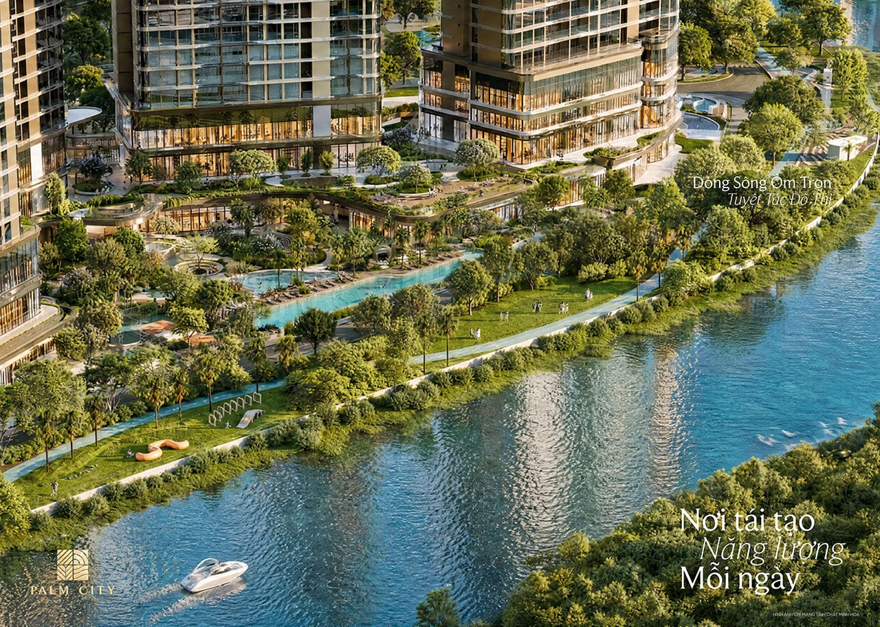 Palm River – Căn hộ hạng sang giữa lòng khu đô thị nghỉ dưỡng Palm City